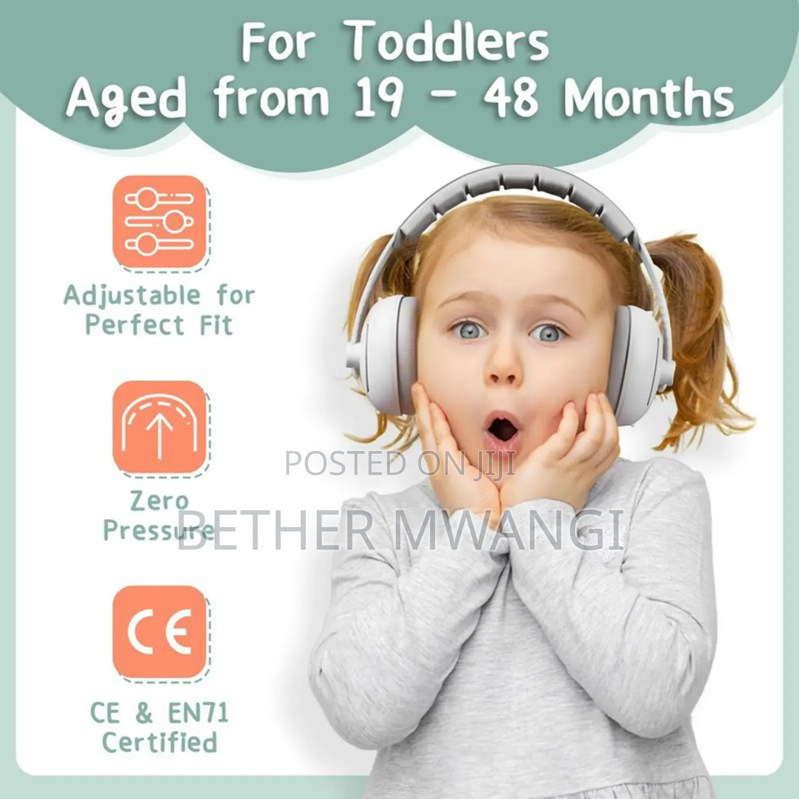 2 In 1 -  Baby Ear Defender For Babies And Toddlers In Kenya