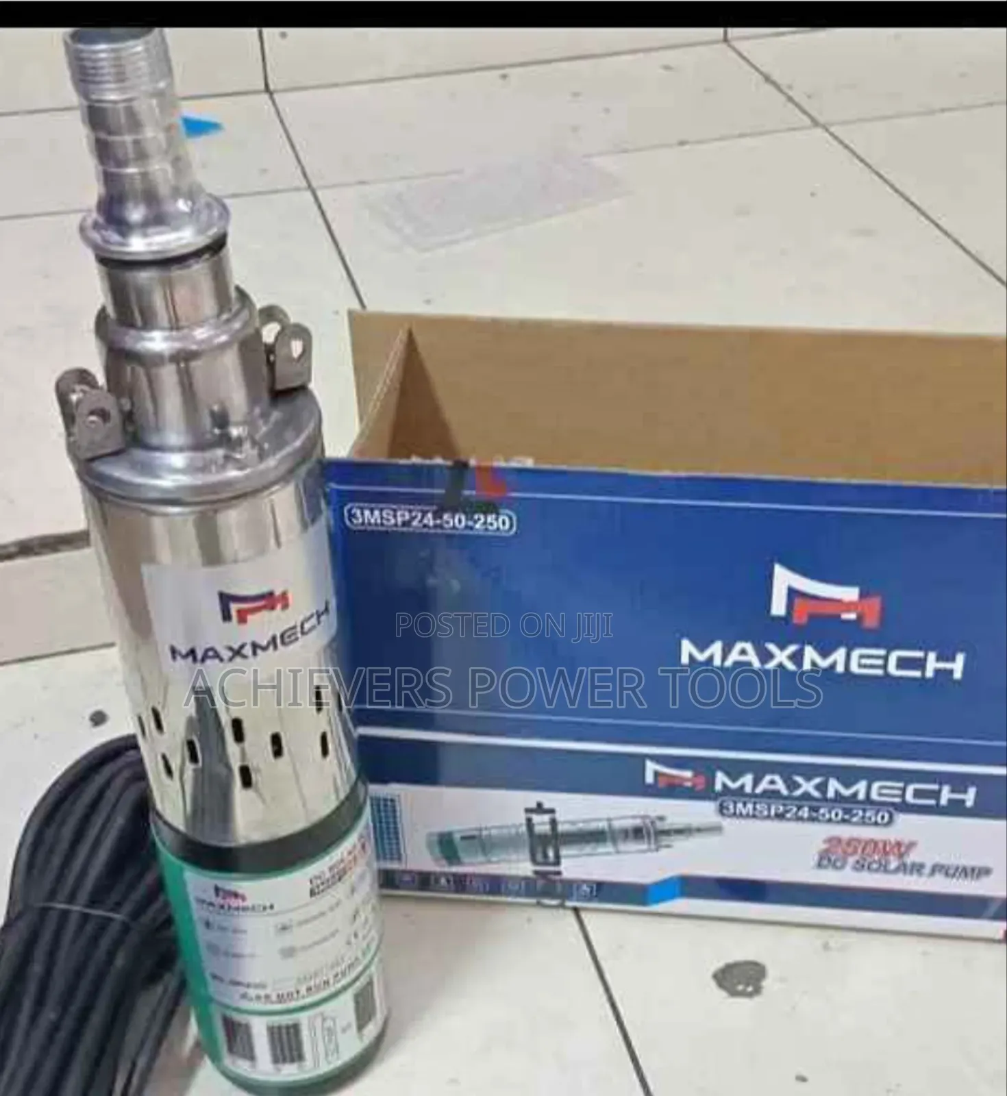 Solar Submersible Water Pump 50m Head by 250w