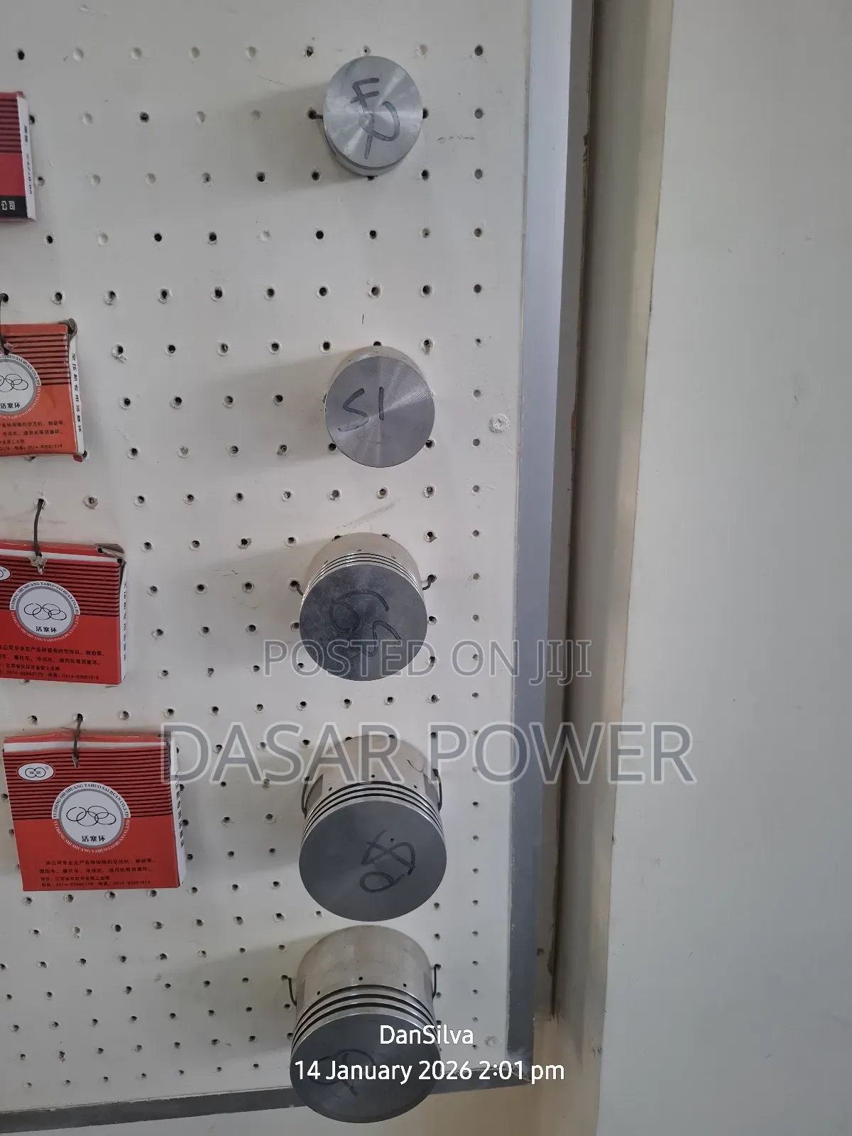Air Compressor Pistons, Rings and Conrod