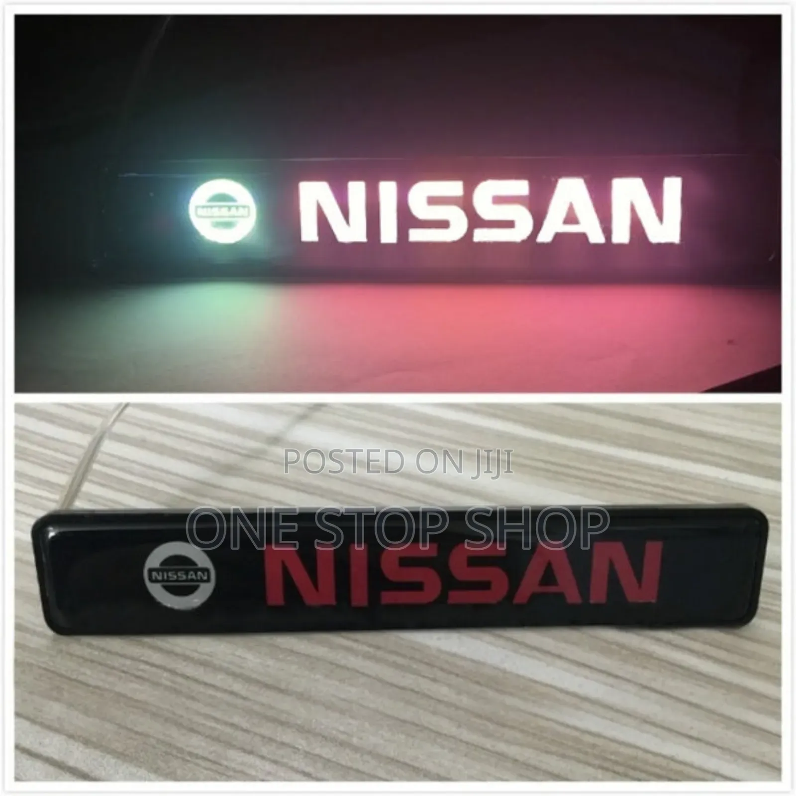 Nissan Led Grill Logo Emblem Light Strip