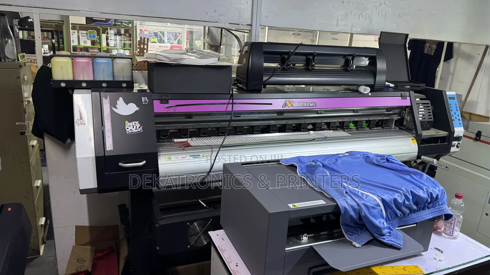 Used Extreme 1.7m Epson Xp600 Head Large Format Printer