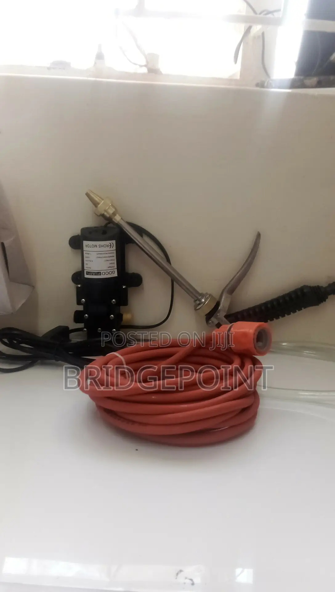 12v Dc High-Pressure Car Washer Pump Kit Uses Car Cigarette Power Port