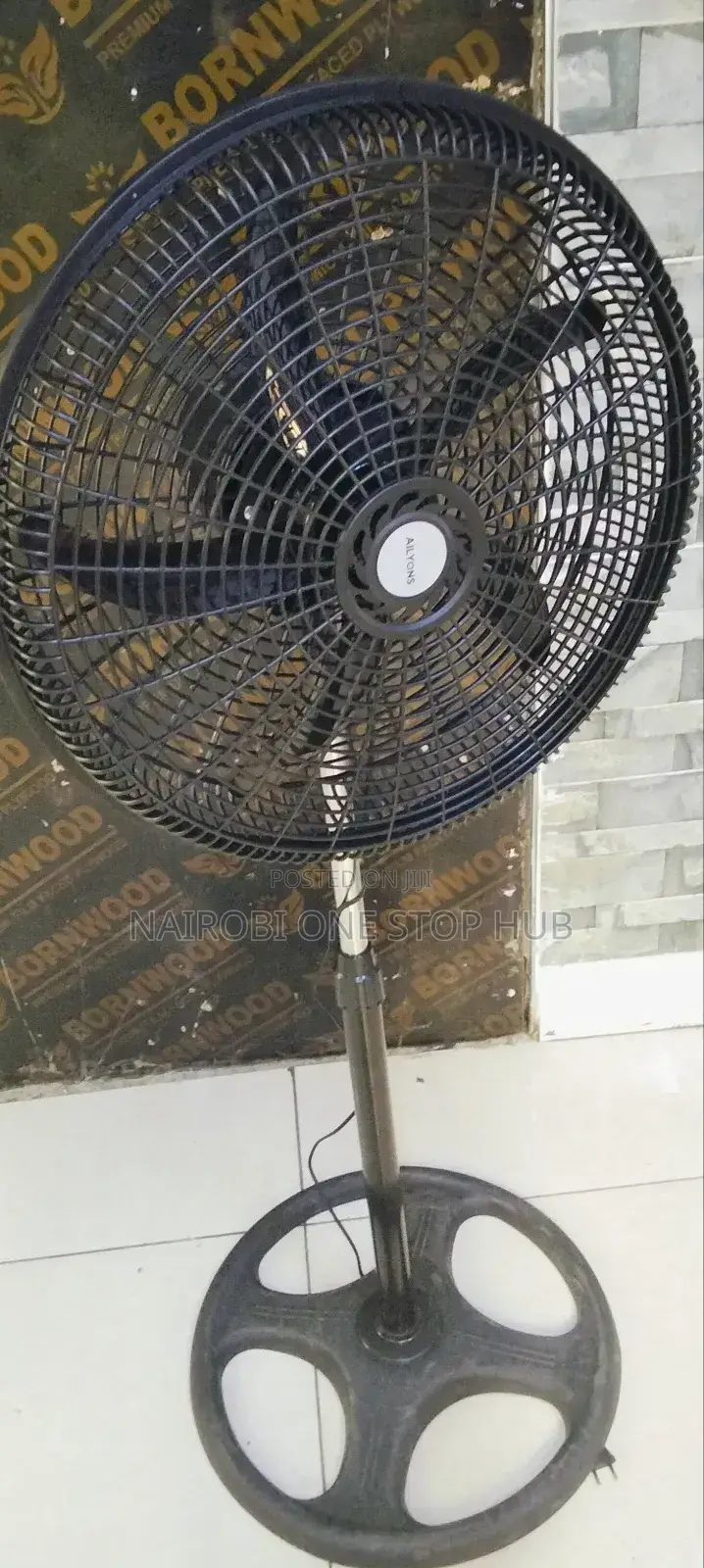 Ailyons Pedestal Standing Fan | Wide Blades, Powerful Airflow
