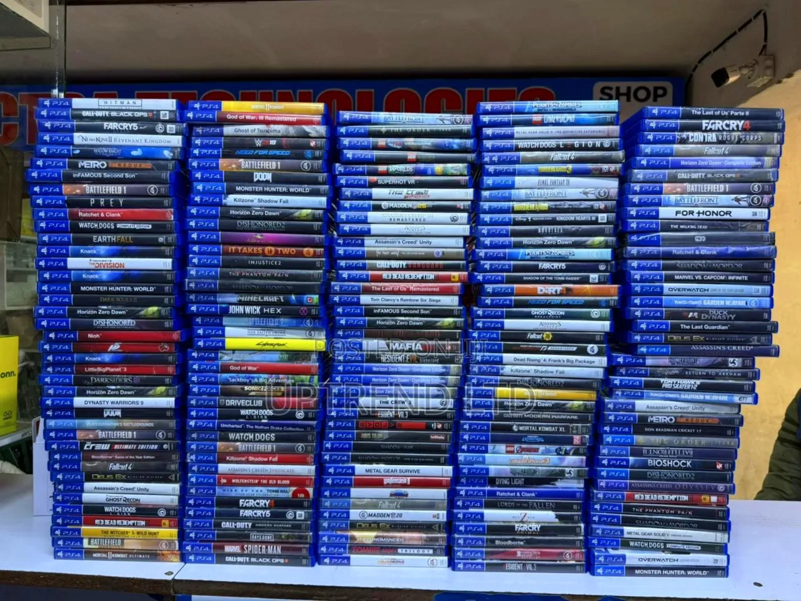 Previously Owned Playsation 4 Games Available