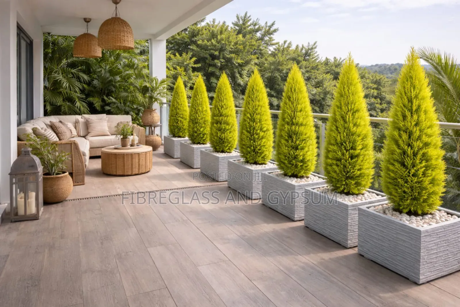 Fibreglass Planters