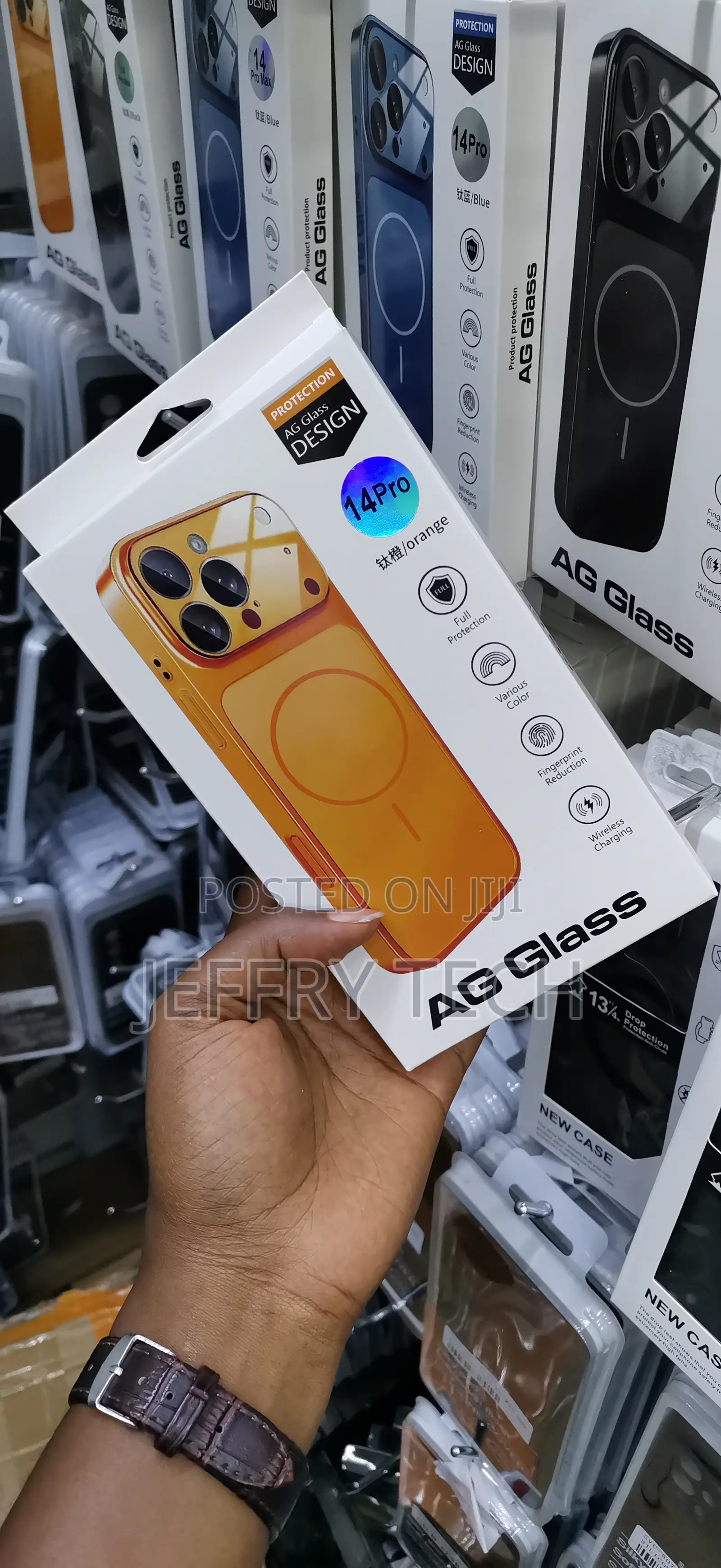 Kier Ag Glass Converter Back Cover Compatible WTH iPhone 14 Pro