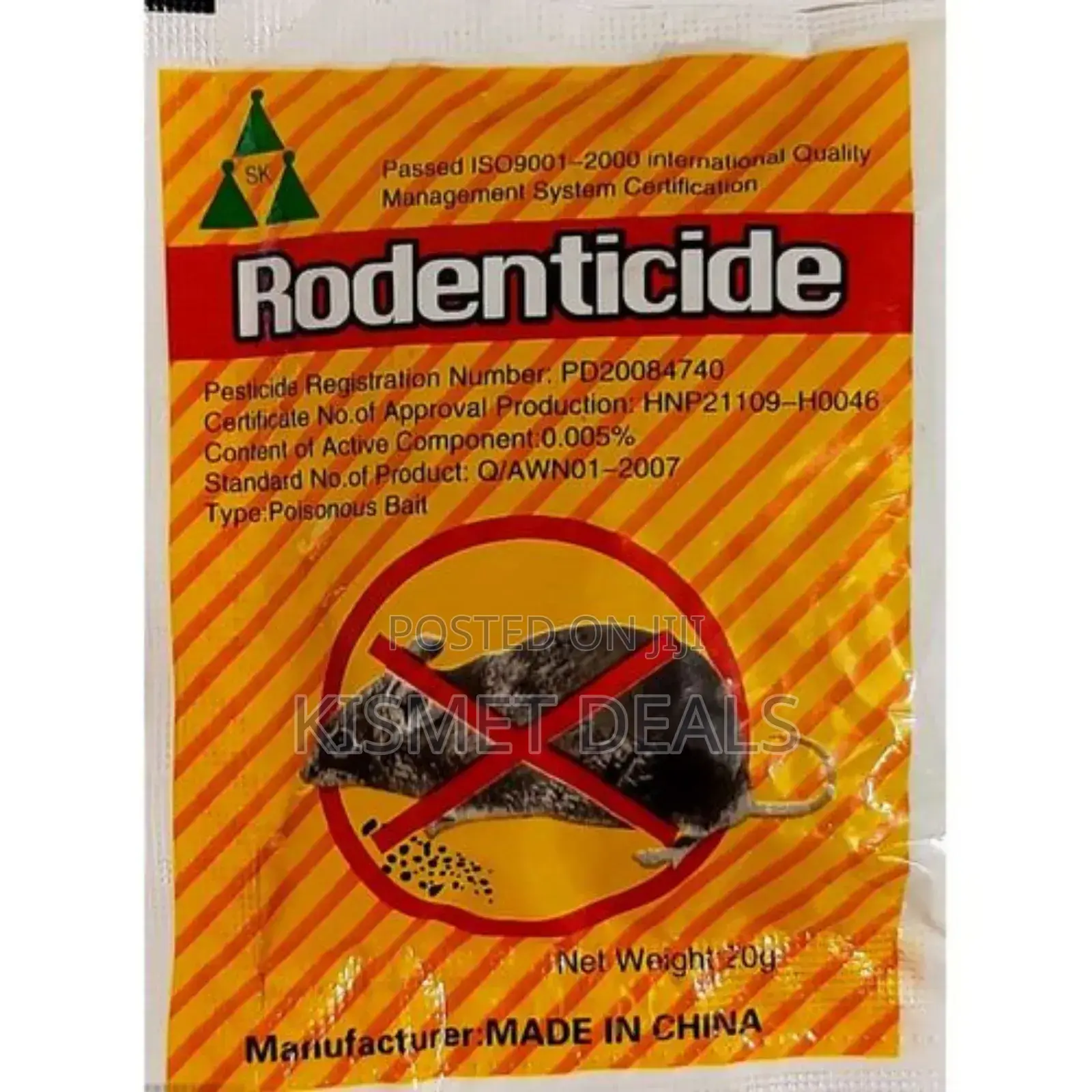 Rodenticide Rodent Control Rats Mice Poison Pellets.
