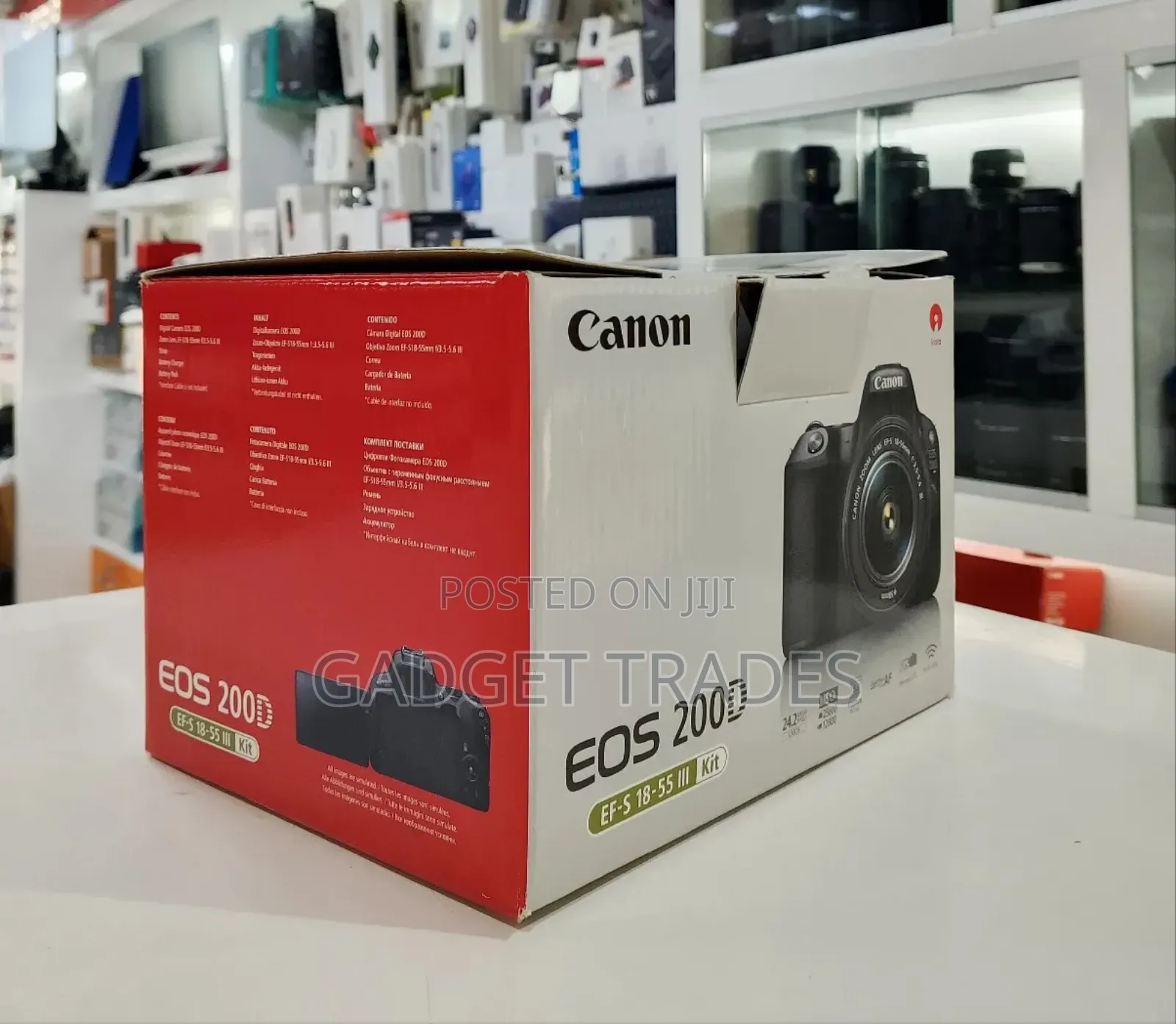 Canon Eos 200d DSLR Camera With 18-55mm STM Lens(Open Box)