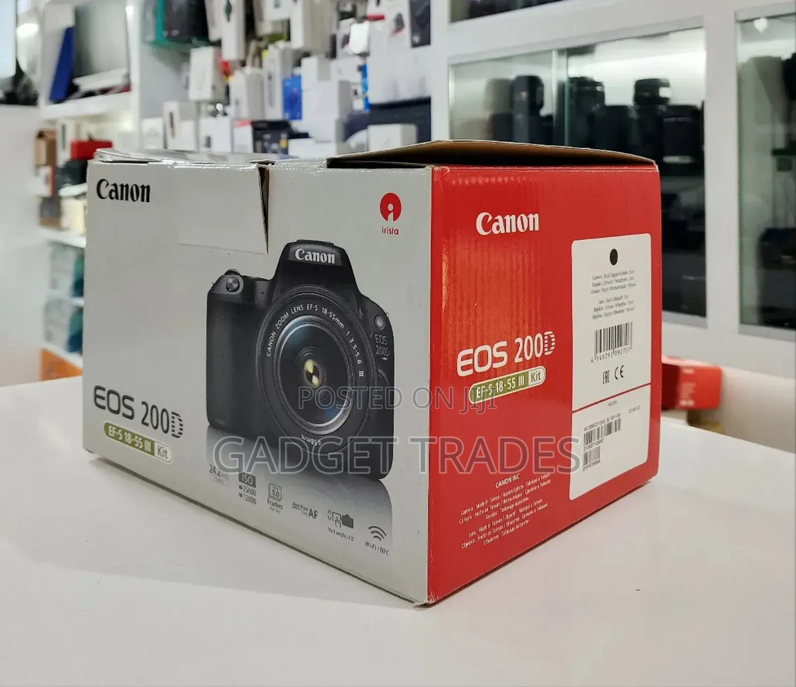Canon Eos 200d DSLR Camera With 18-55mm STM Lens(Open Box)