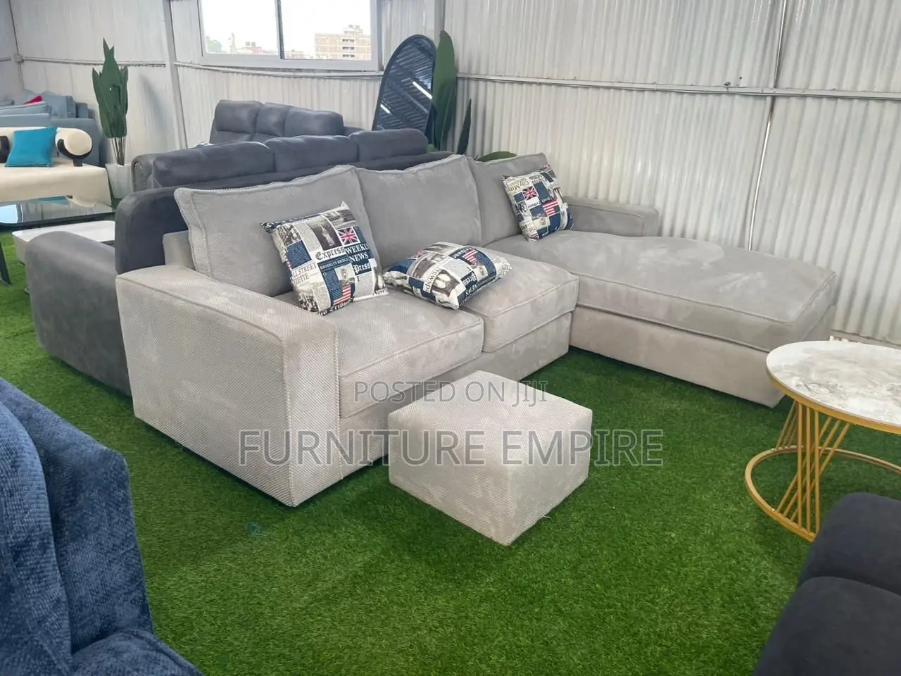 Visual 6 Seater Corner Sofa
