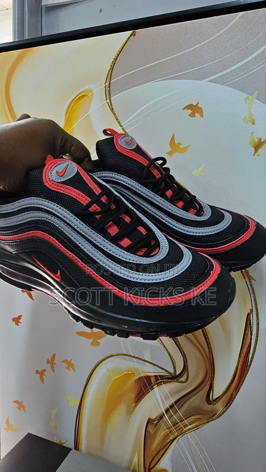 Nike Air Max 97 'Black Red Silver'