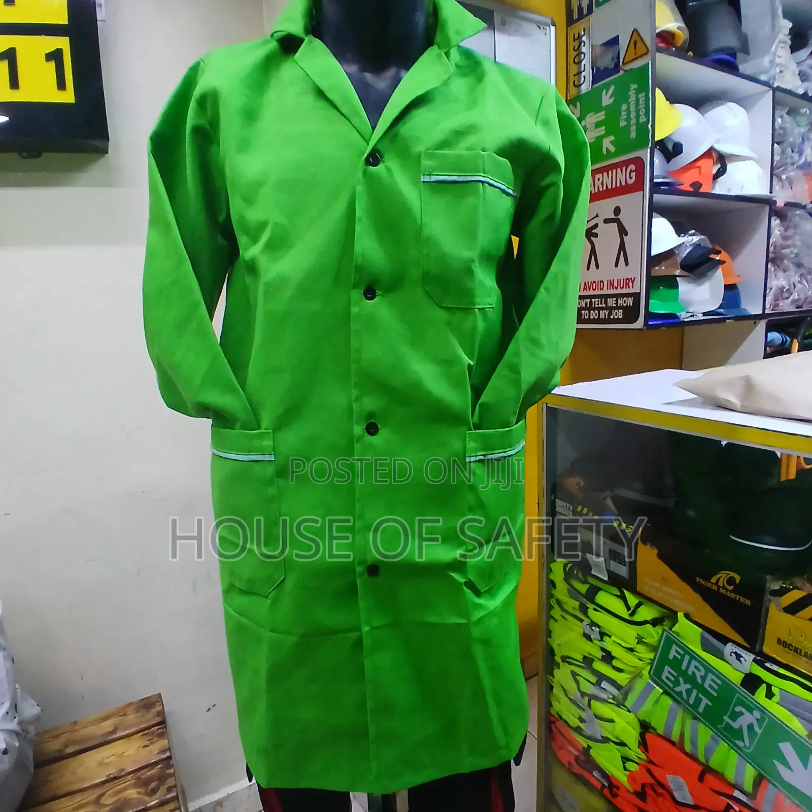 Safaricom Green Clothing for Dustcoat Cover Up