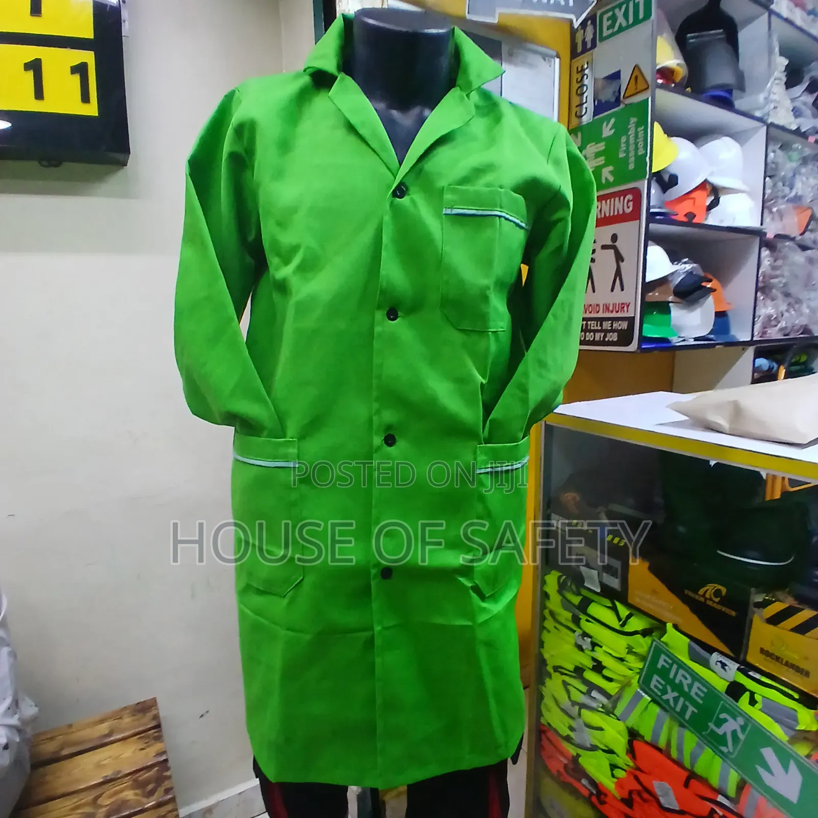 Safaricom Green Clothing for Dustcoat Cover Up