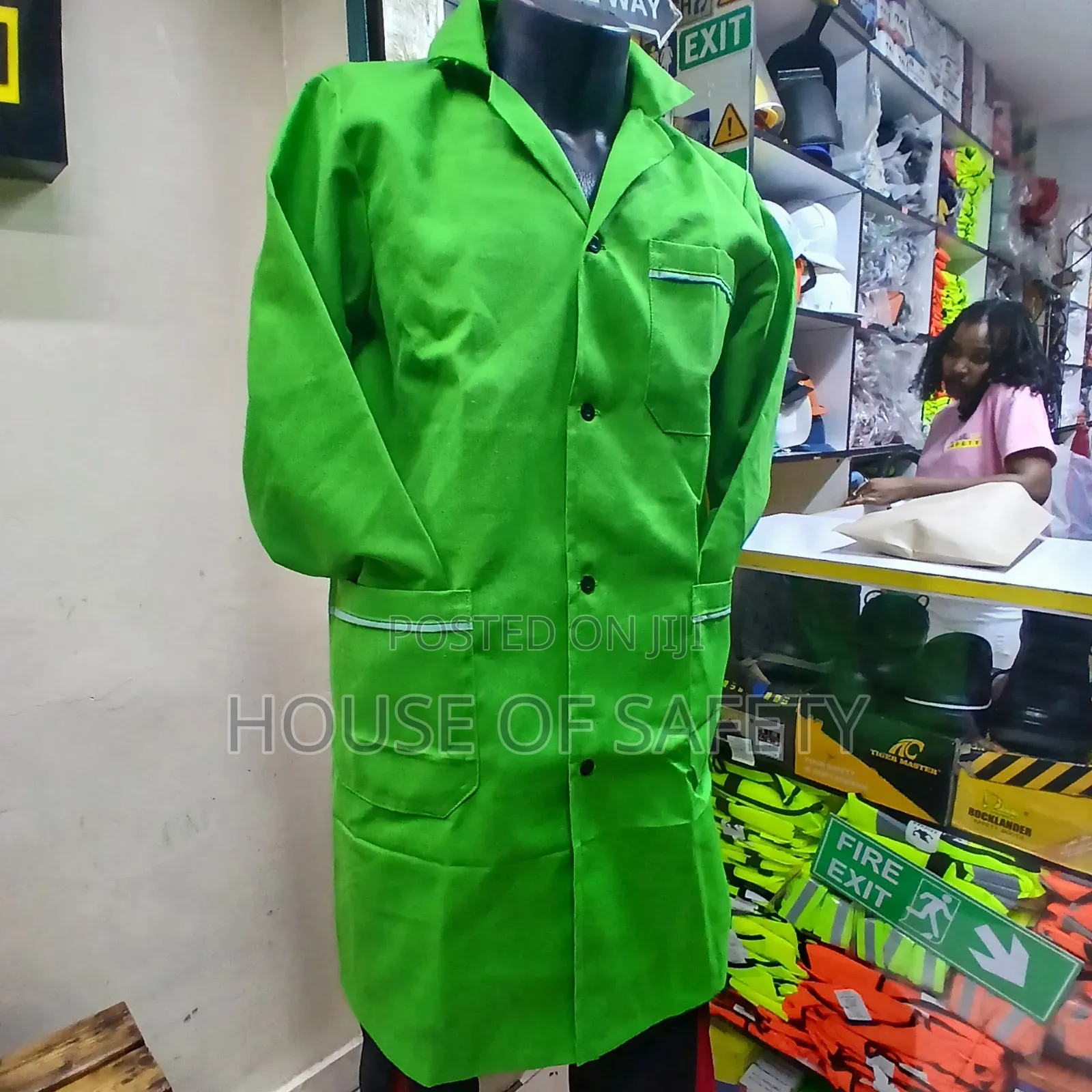 Safaricom Green Clothing for Dustcoat Cover Up