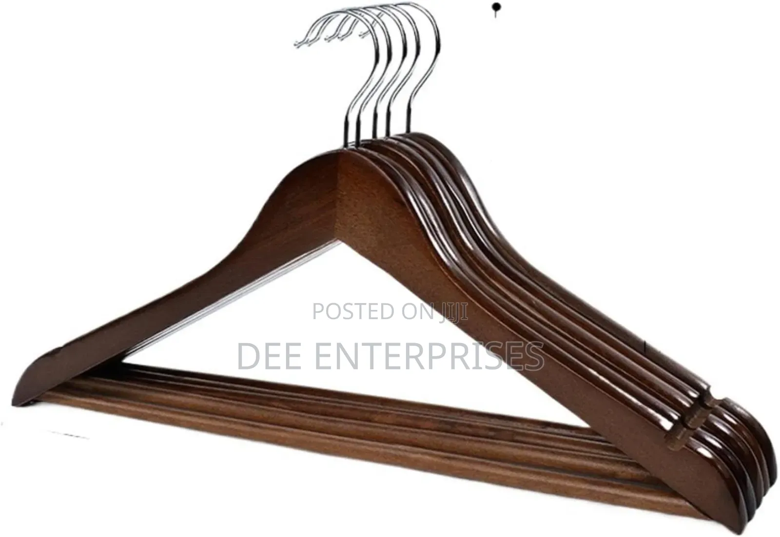 5pcs Wooden Hangers for Clothes