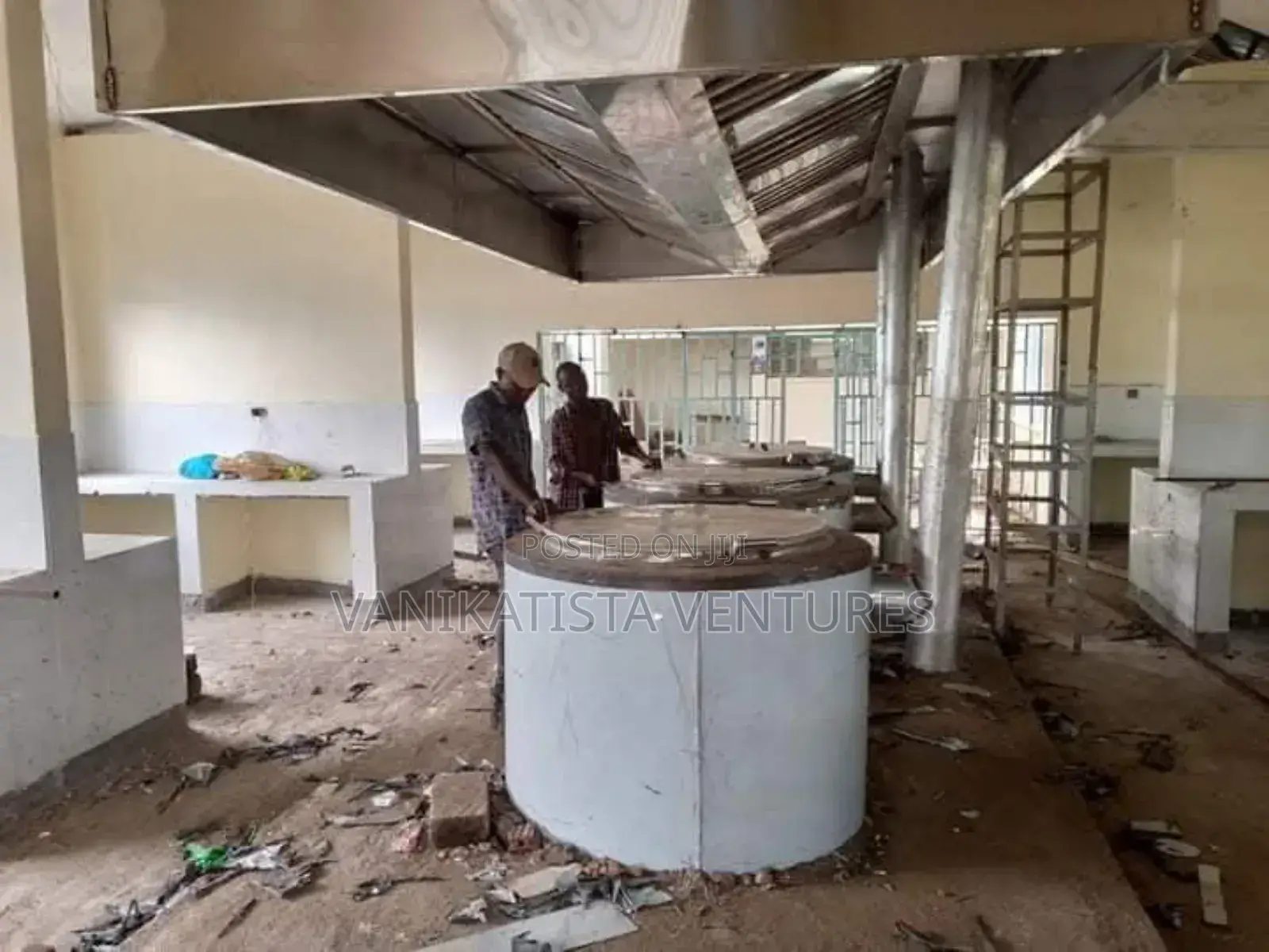School Cooking Boilers, Fabrication and Installation. Made on Order