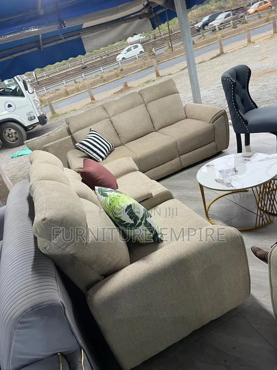Sustainable Cozy 5 Seater Semi Recliner Sofa