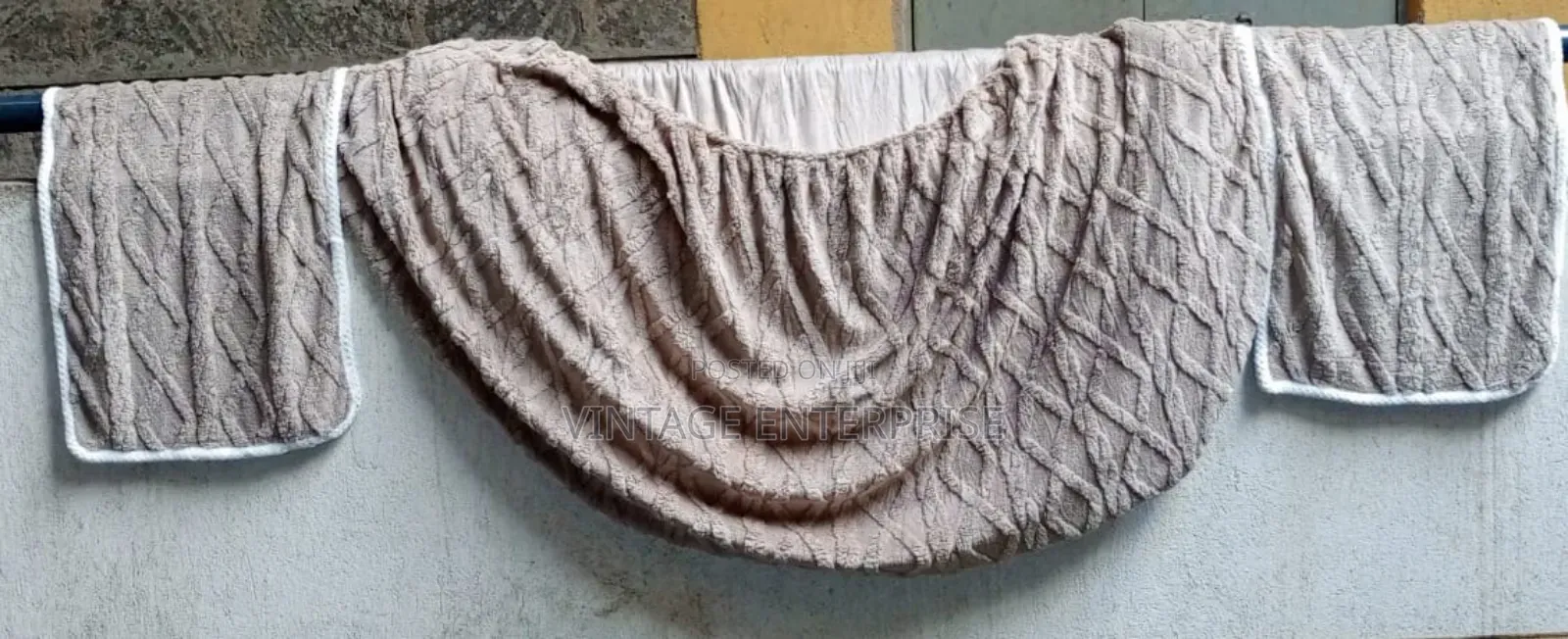 Jacquard Sherpa Fleece Fitted Cover