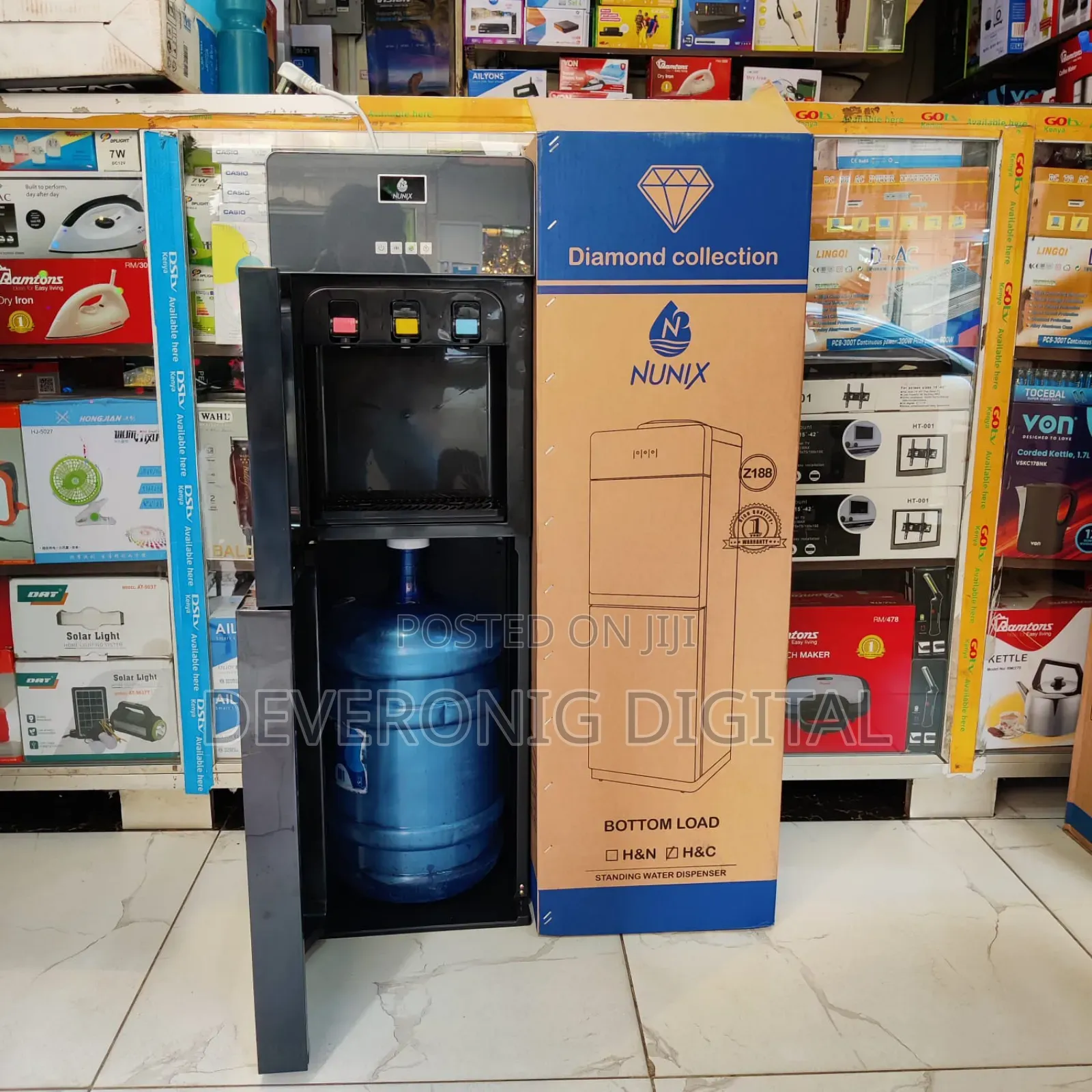 *Nunix Bottom Loading Dispenser Z188c 3taps Hot, Normal and Cold