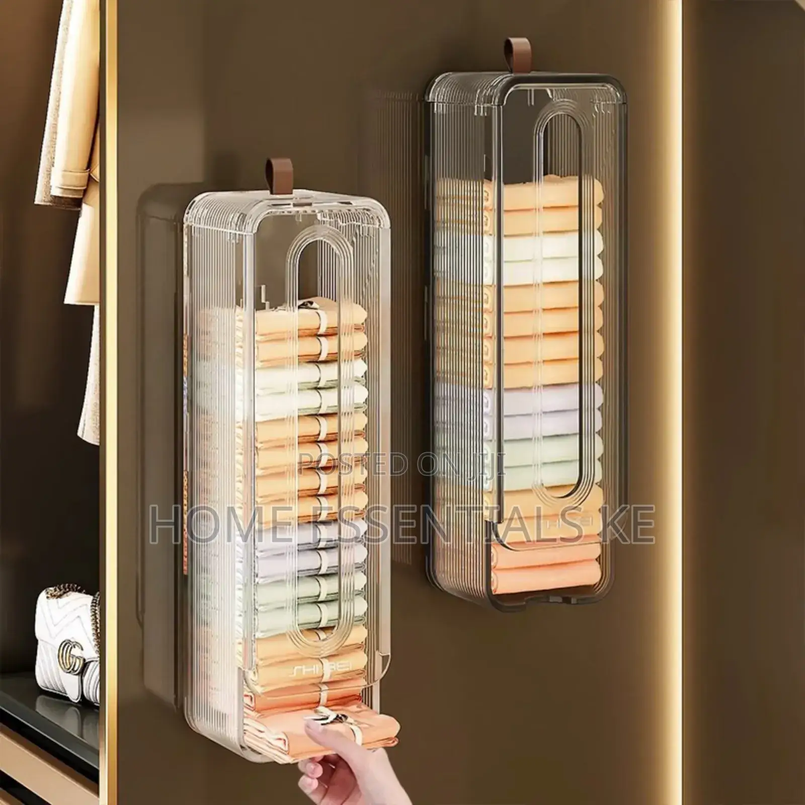 *Wall Mounted Undergarments/Socks Organizer