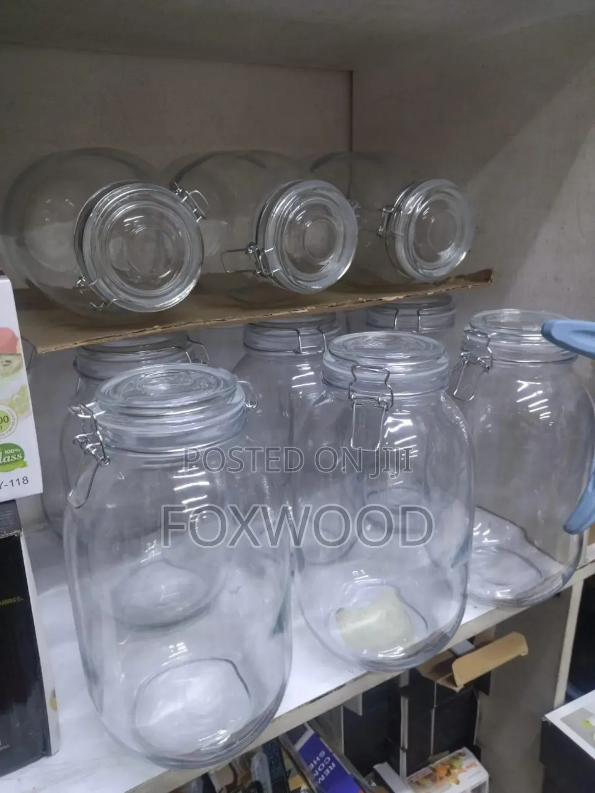 Airtight Storage Clip Top Jars Available