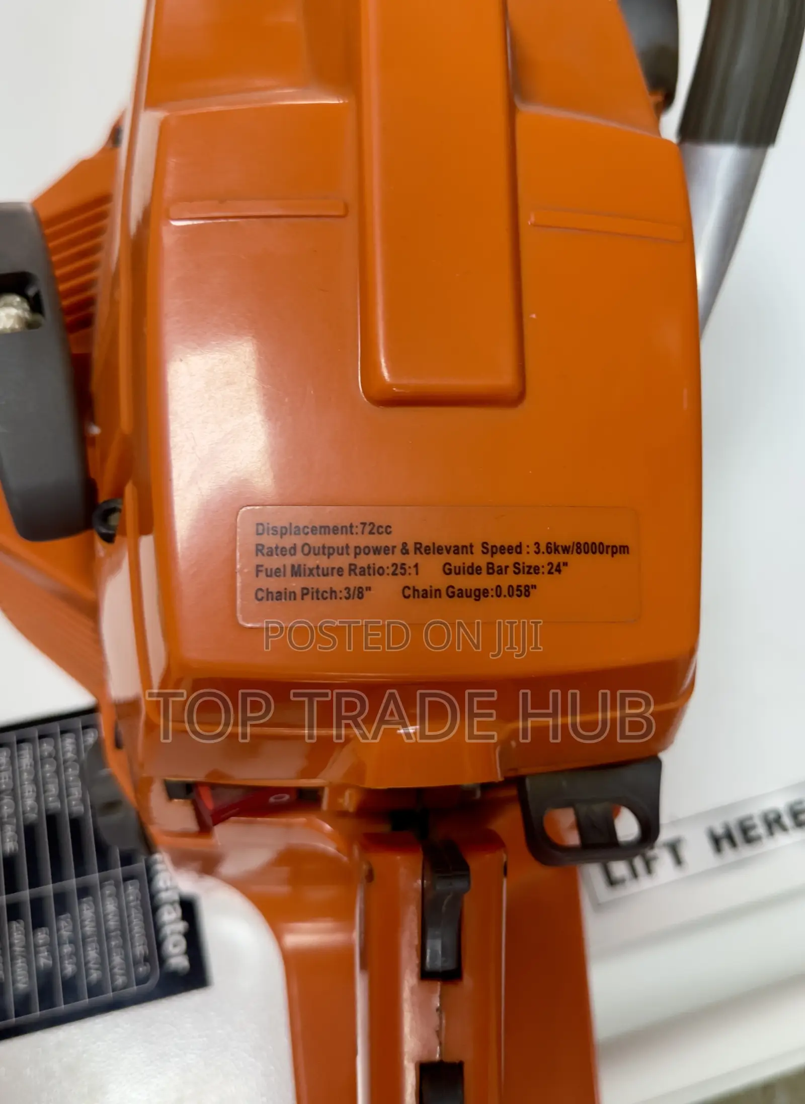 Girasol Sweden 272 Chainsaw/Powersaw 72cc 24 Inch Blade