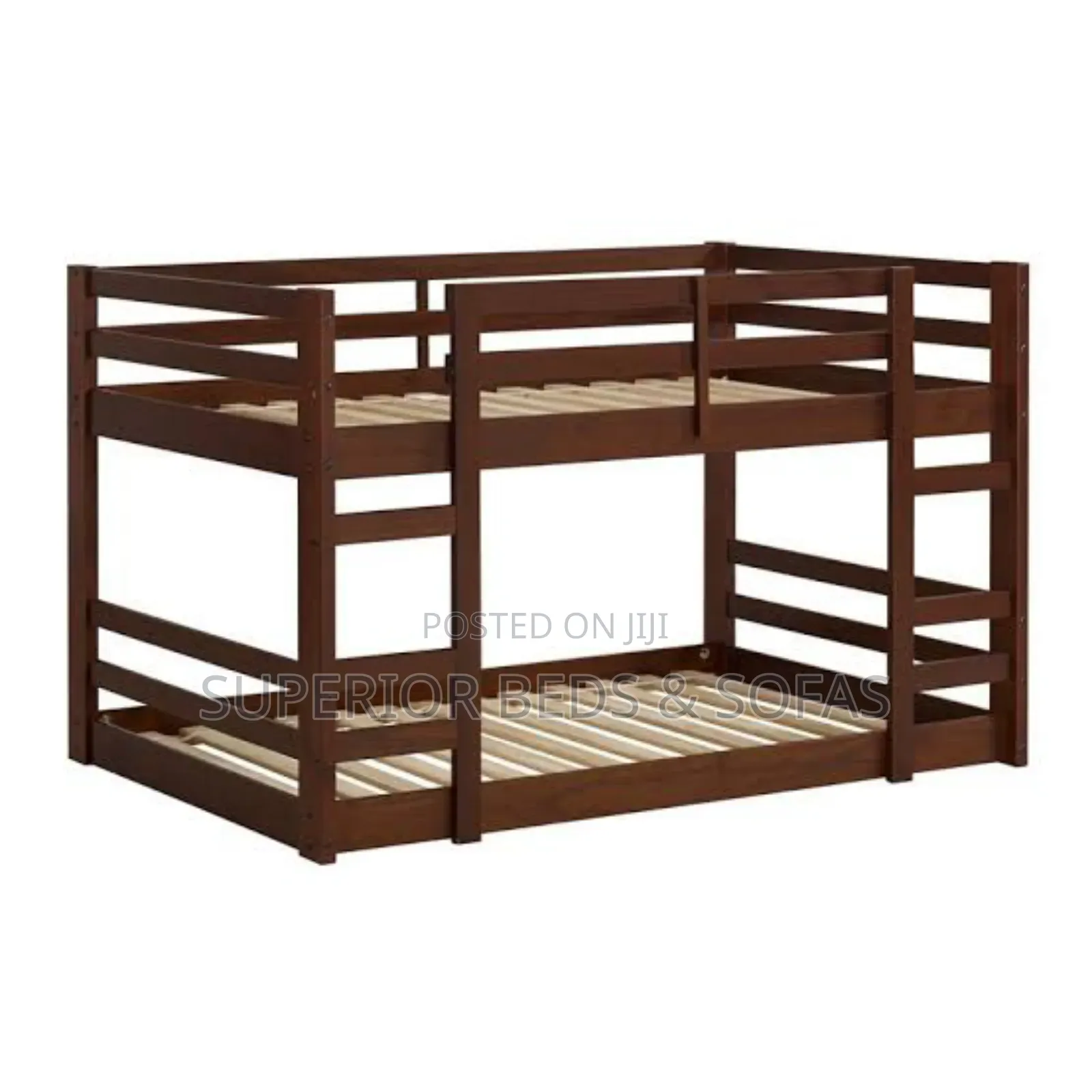 Low Base Wooden Double Decker Bed (4 by 6)