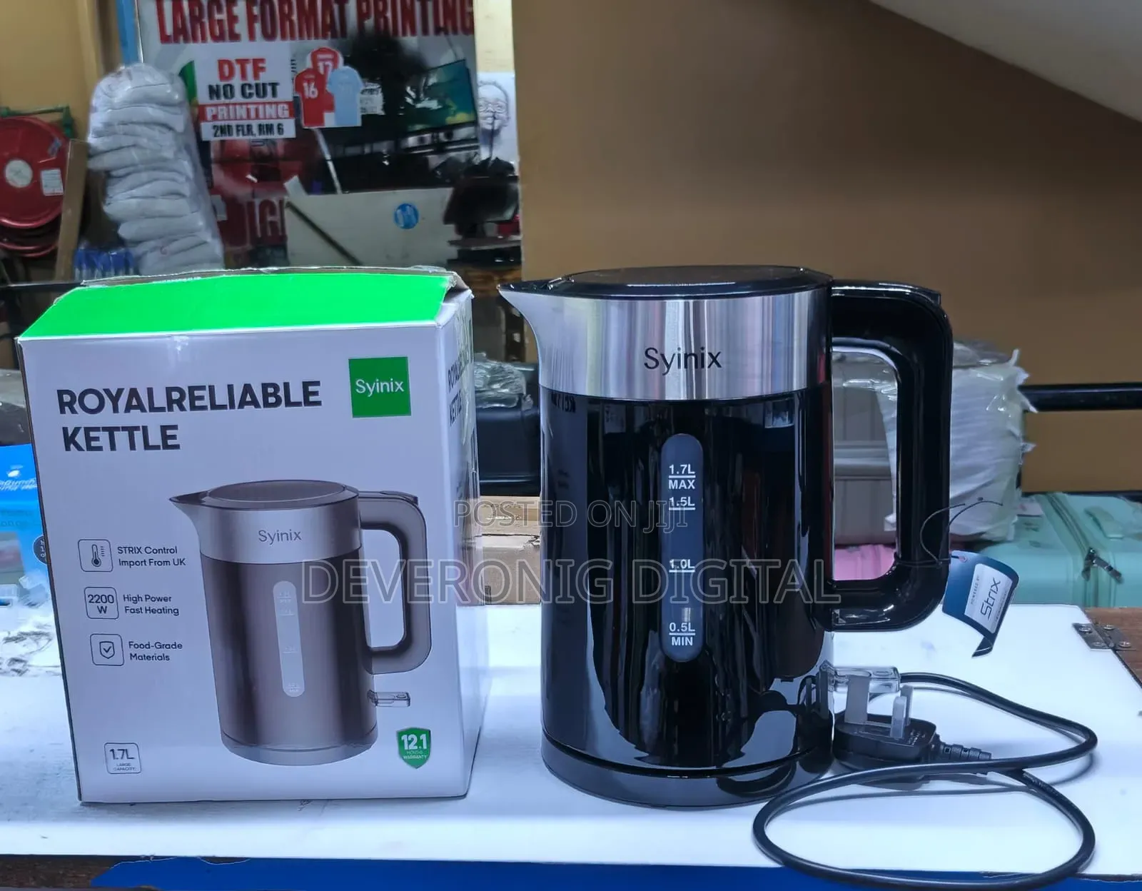 Syinix 1.7l Electric Kettle