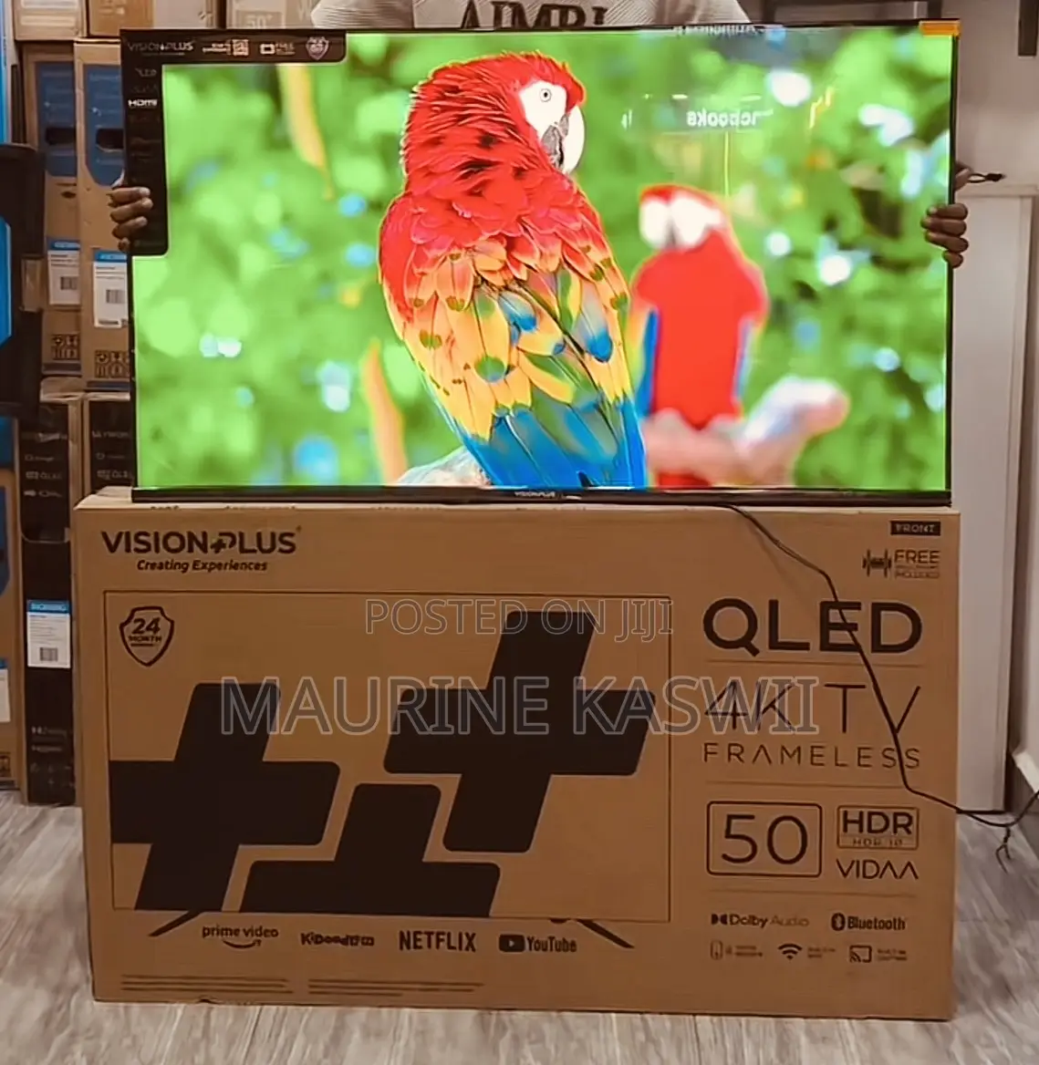 Vision Plus 50′′ Vp8850qv Qled Vidaa Tv Features