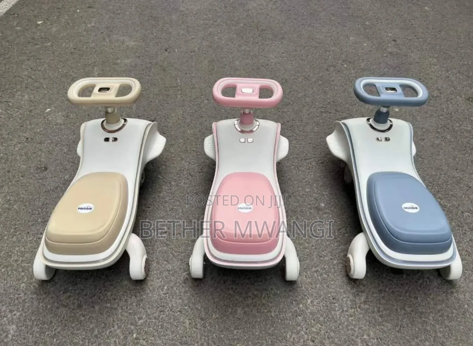 Heavy Duty Kids Swing/Twist Cars With Music In Kenya