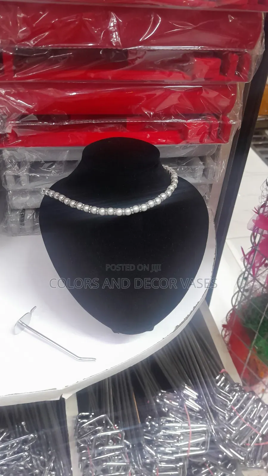 Black Necklace Holder Small
