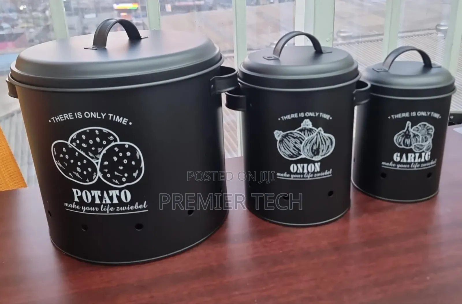 TDT-01 3pc Potato, Onion, Garlic 3in1 Perforated Storage