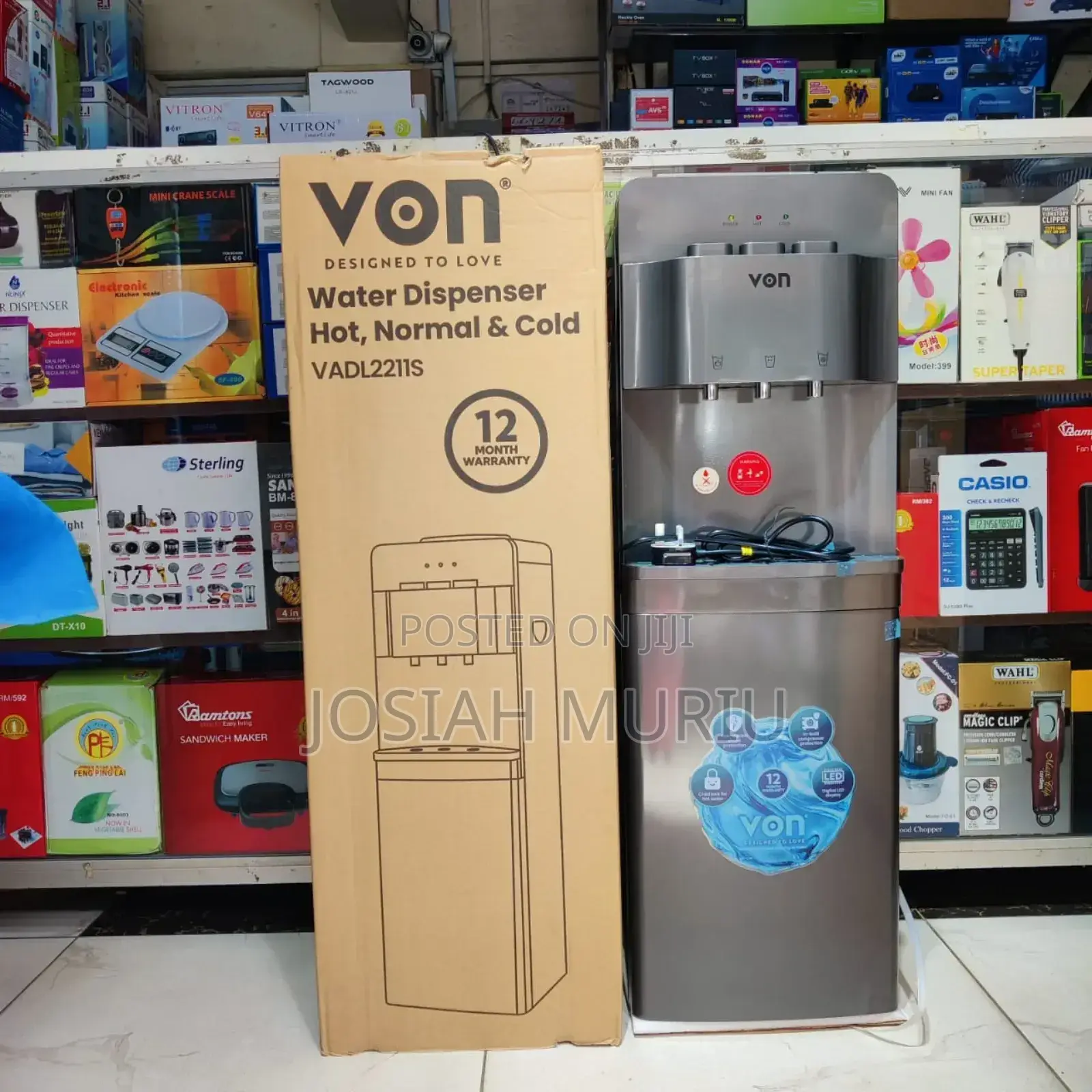 *Von Dispenser Hot, Normal and Cold (Dark Gray)