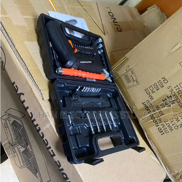 Multi-Bit Electric Screwdriver Kit for Home Use