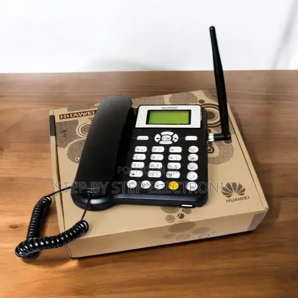 GSM Fixed Landline Desktop Phone Portable Rechargeable Loud Speaker
