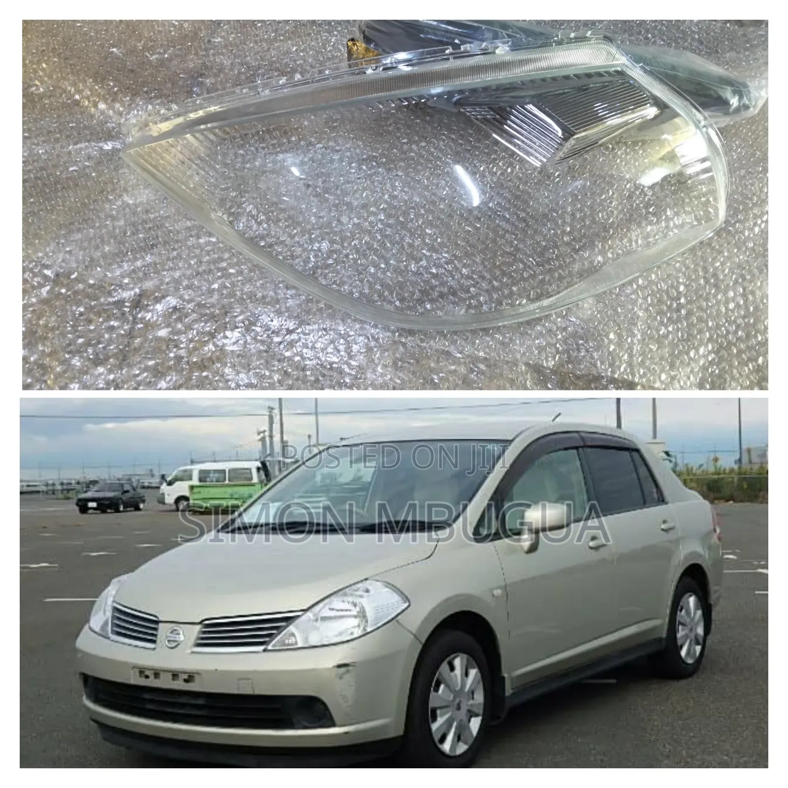 Nissan Tiida 2005 Headlight Lens/Glass