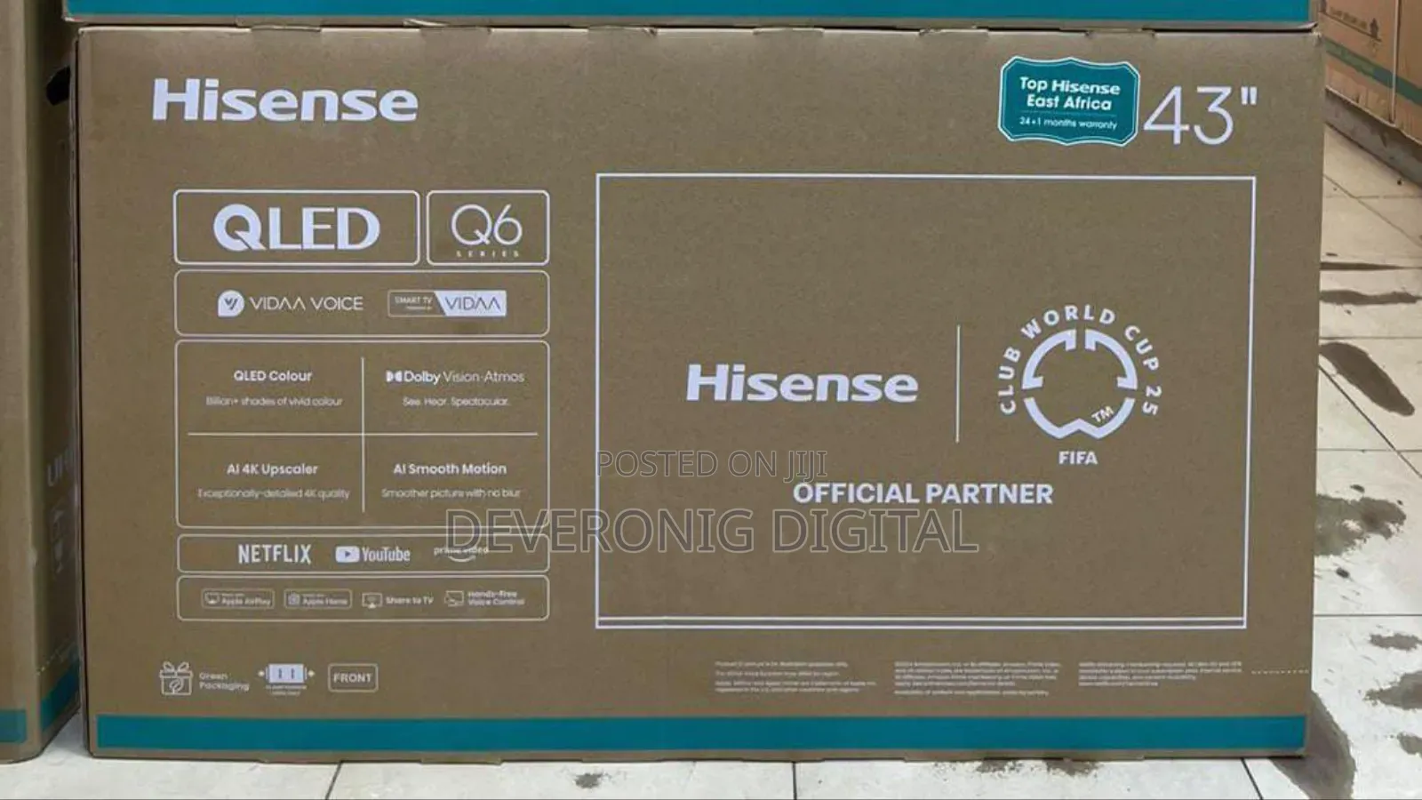 Hisense 43 Inches Qled Smart Tv