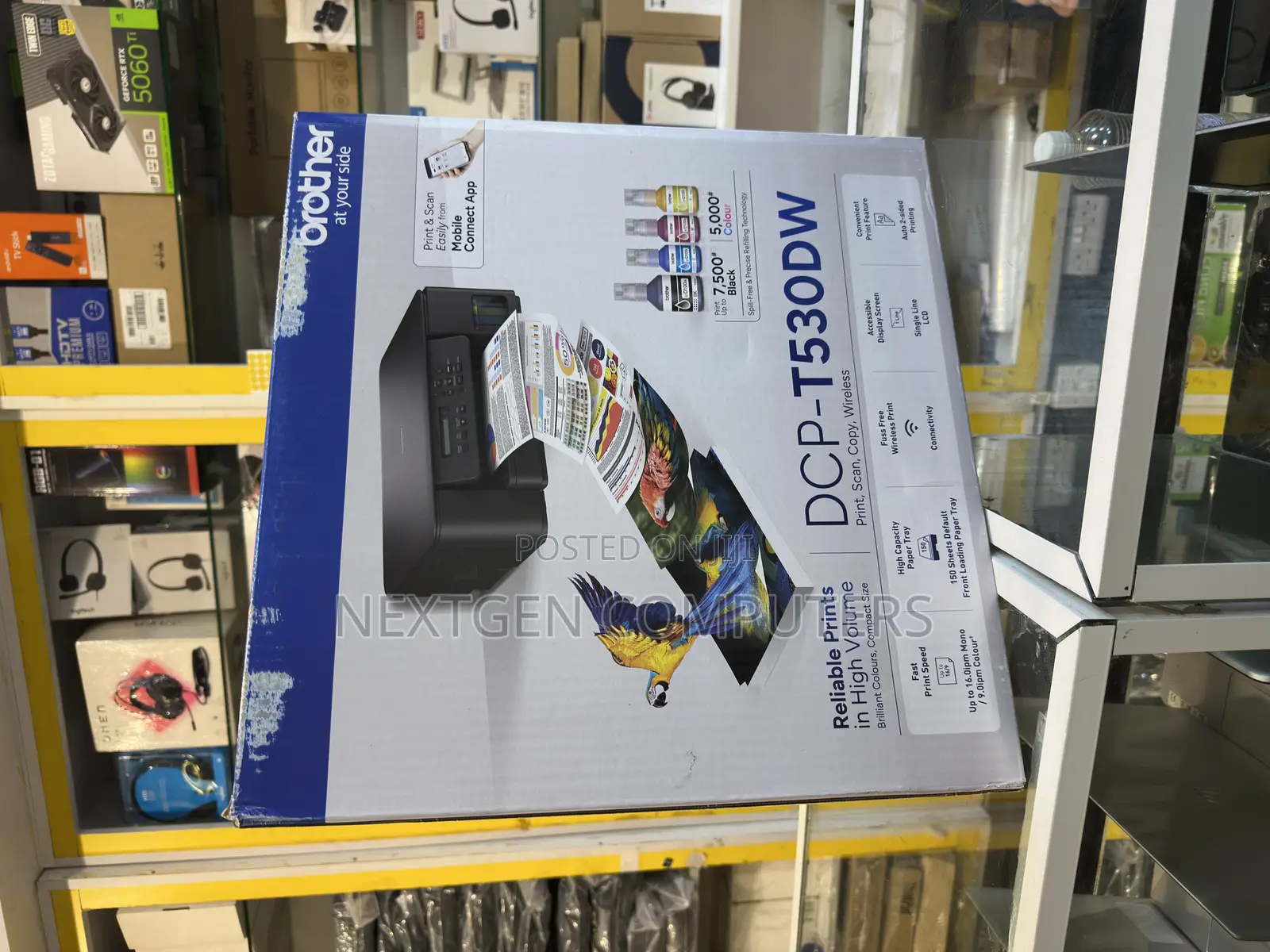 Brother DCP-T530dw Wireless 3-in-1 Inkjet Printer