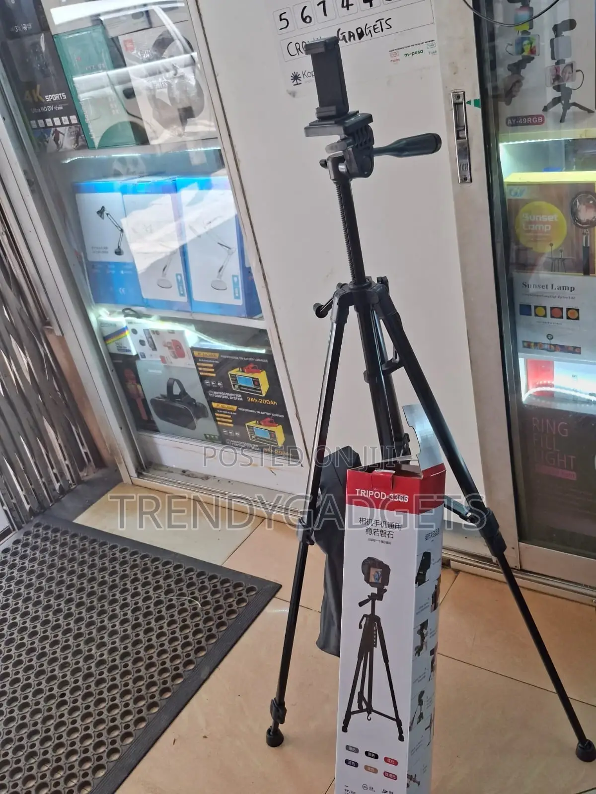 Tripod-3366 Lightweight Camera Stand for Vlogging Photography