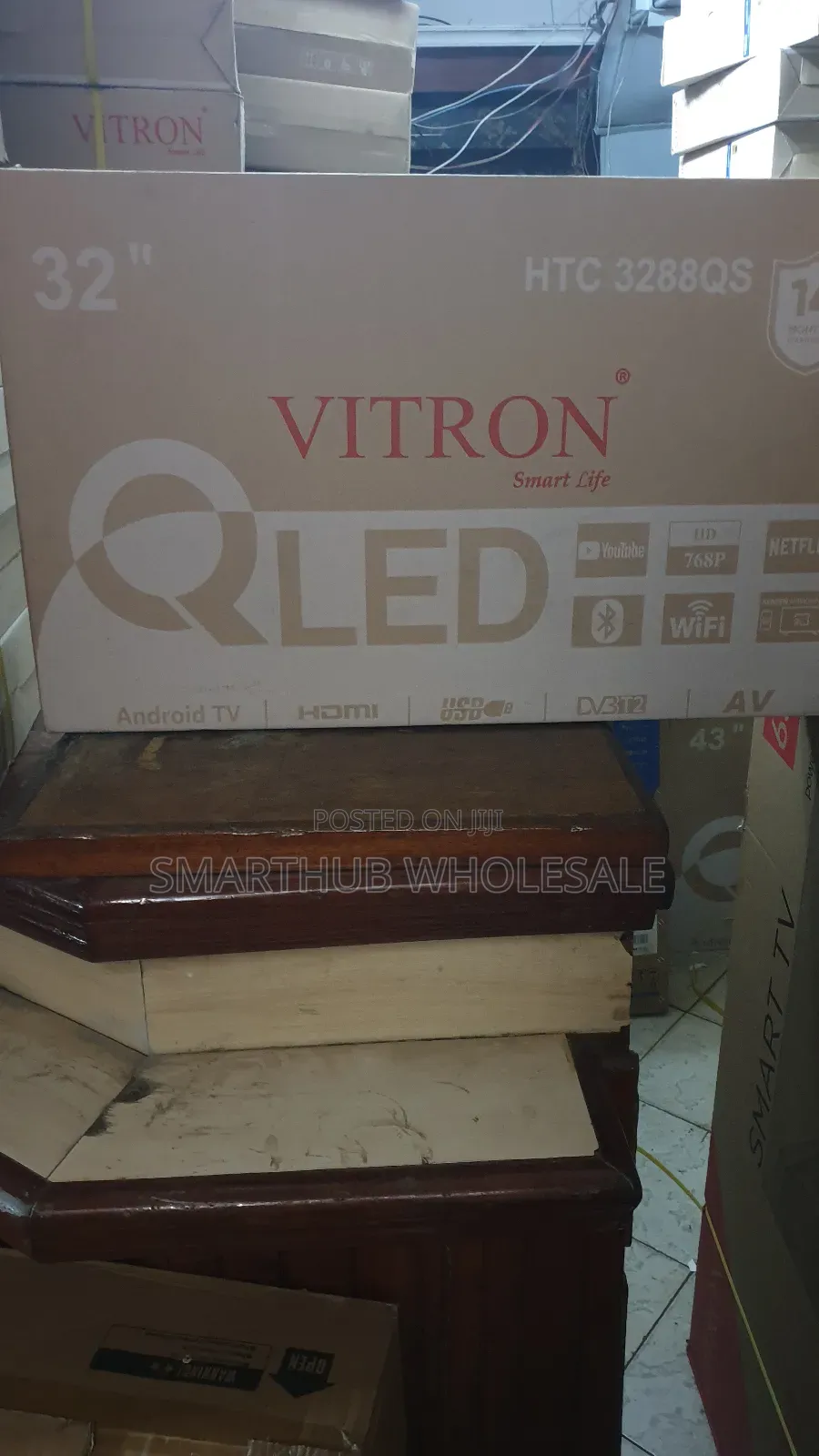 Vitron 32 Inches Qled Tv With Bluetooth