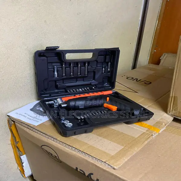 Cordless Power Screwdriver With Storage Box