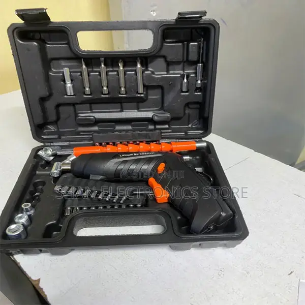 Portable Cordless Screwdriver With Bit Se