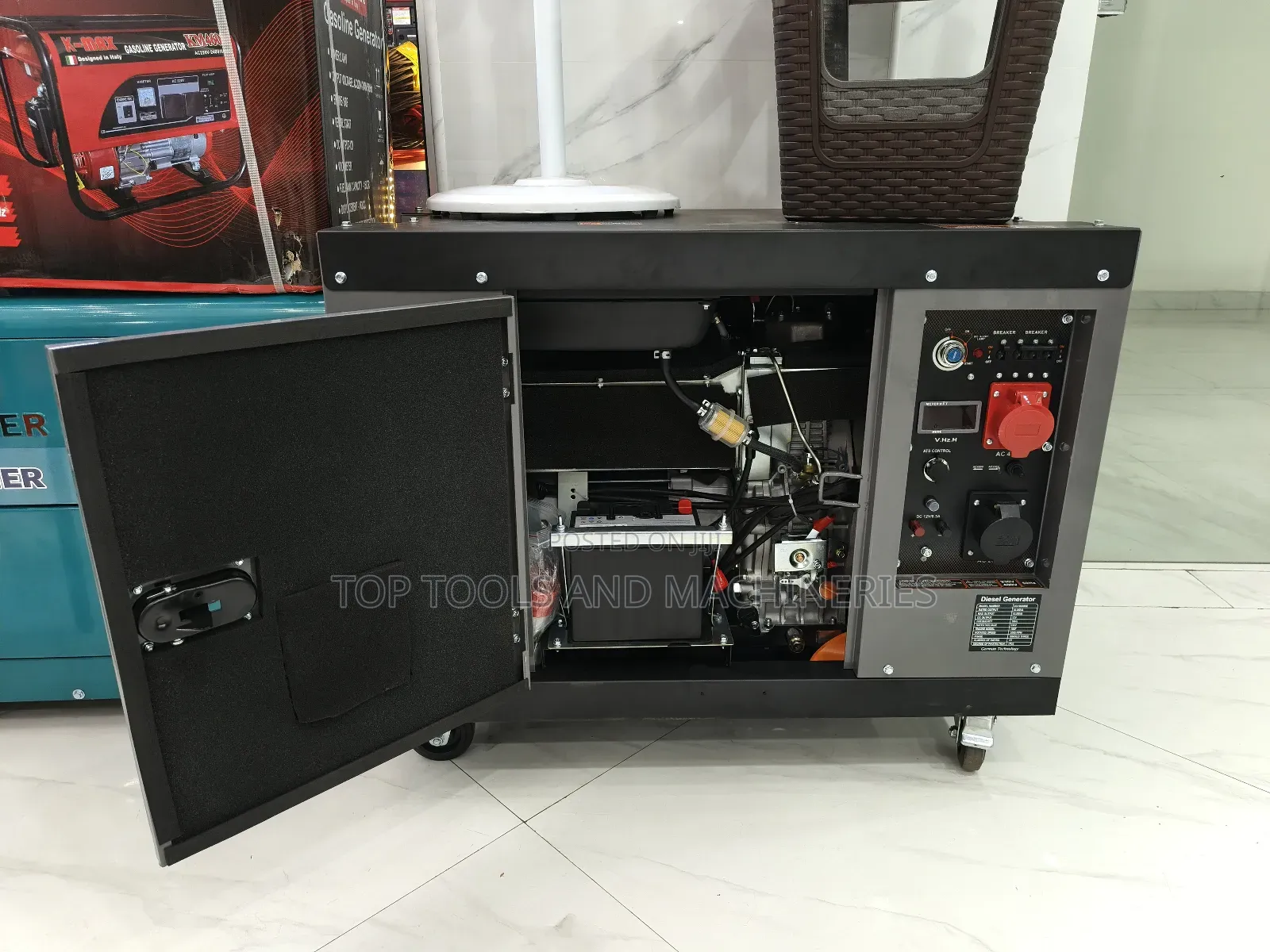 Cigma Uk 10kva Dual Phase Silent Diesel Generator With Ats in Kenya