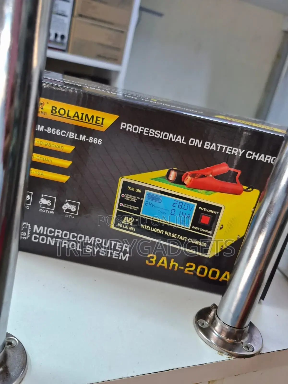 Bolaimei BLM-866c Intelligent Fast Battery Charger 12v/24v