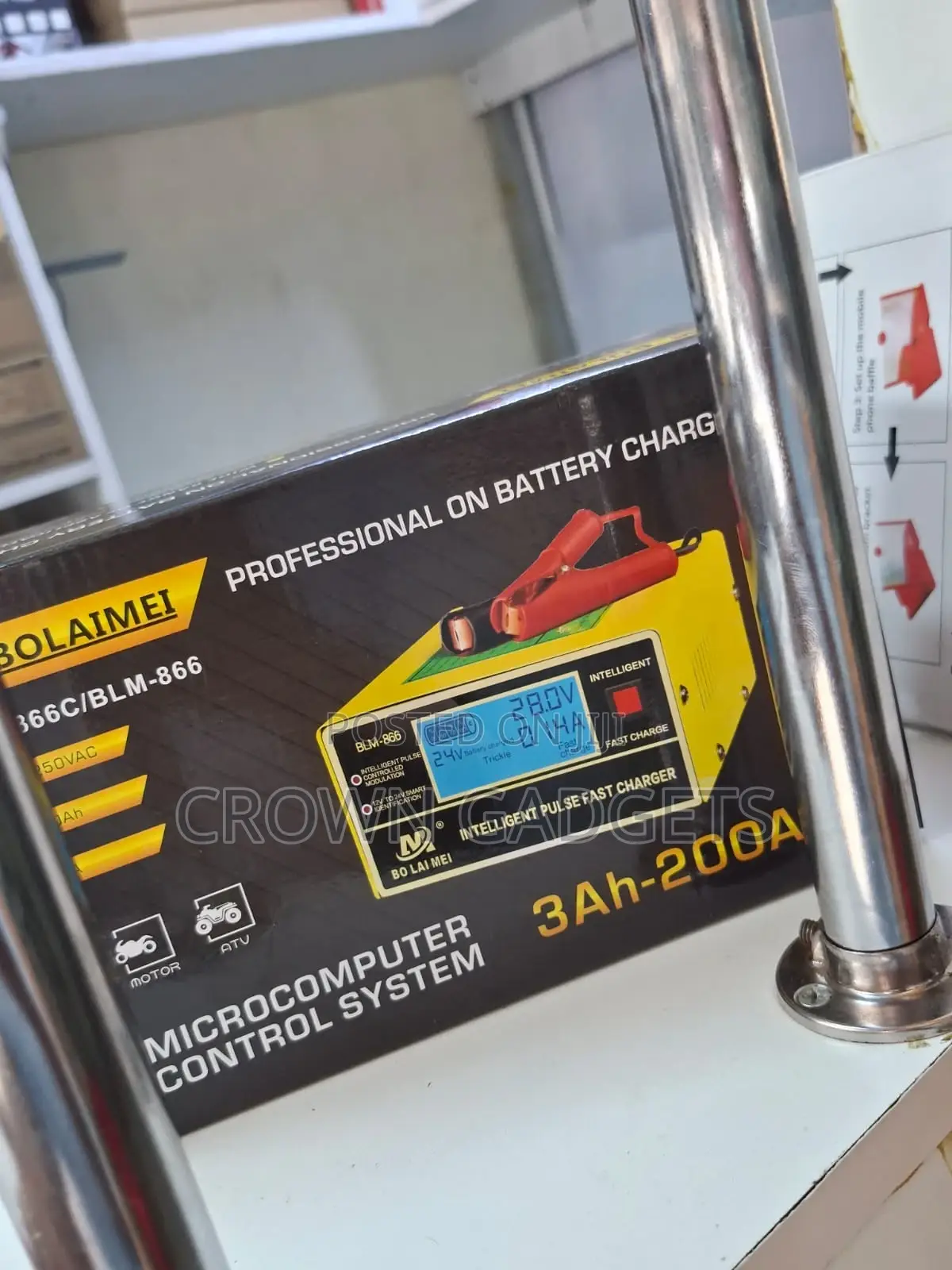 Bolaimei BLM-866 Fast Charger for 3–200ah Lead-Acid Batteries