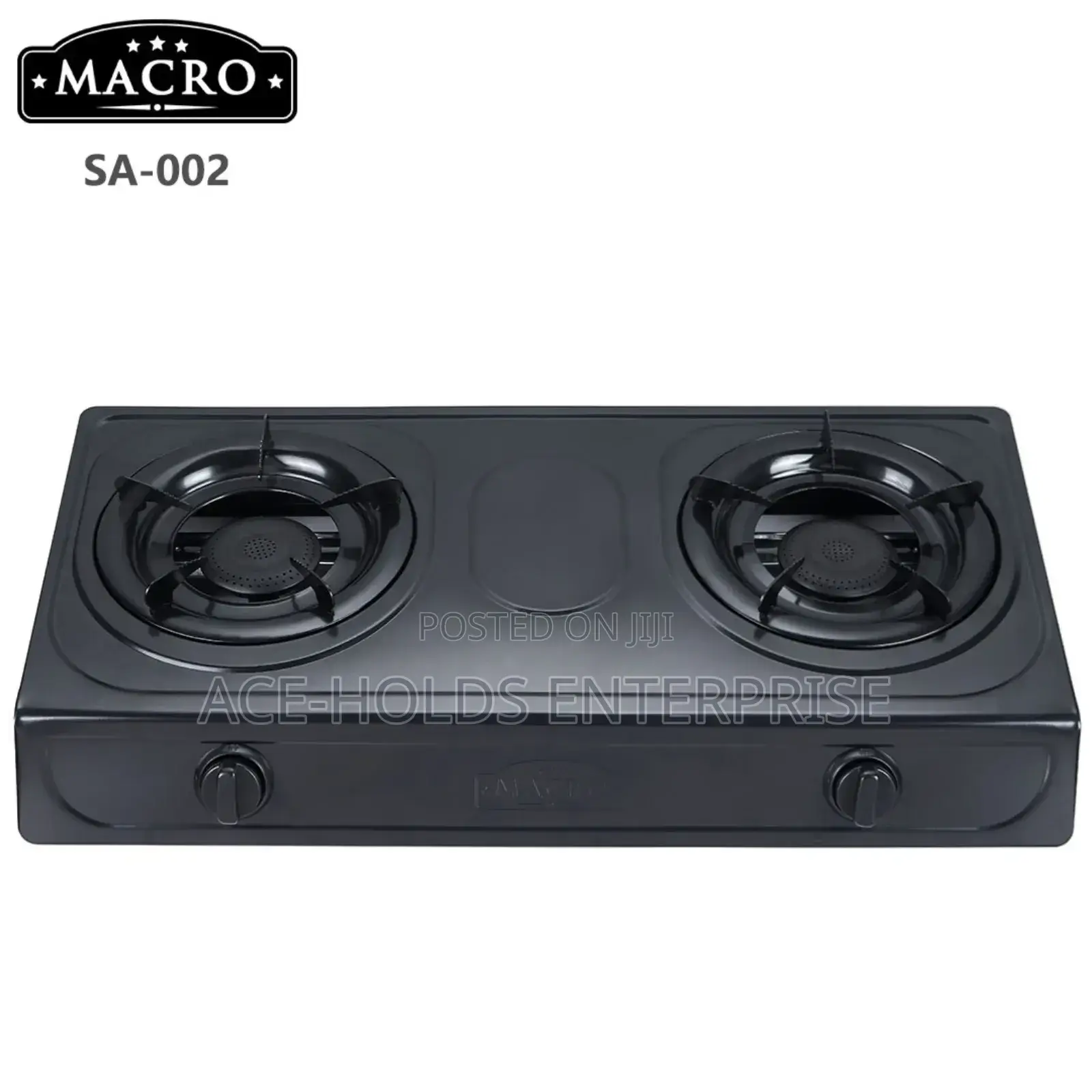 Nunix - Macro- 2 Burner Table Top Gas Cooker (Stainless)