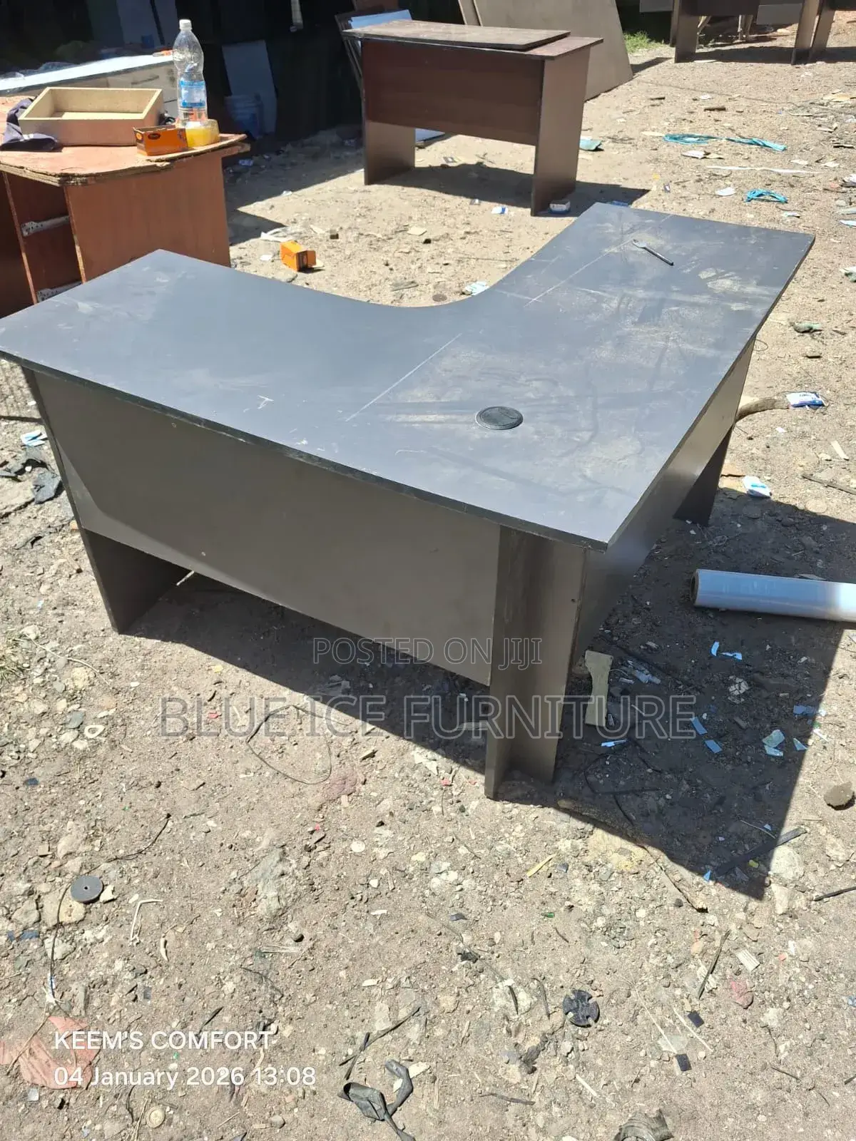 1m by 1m Lshape Office Desk