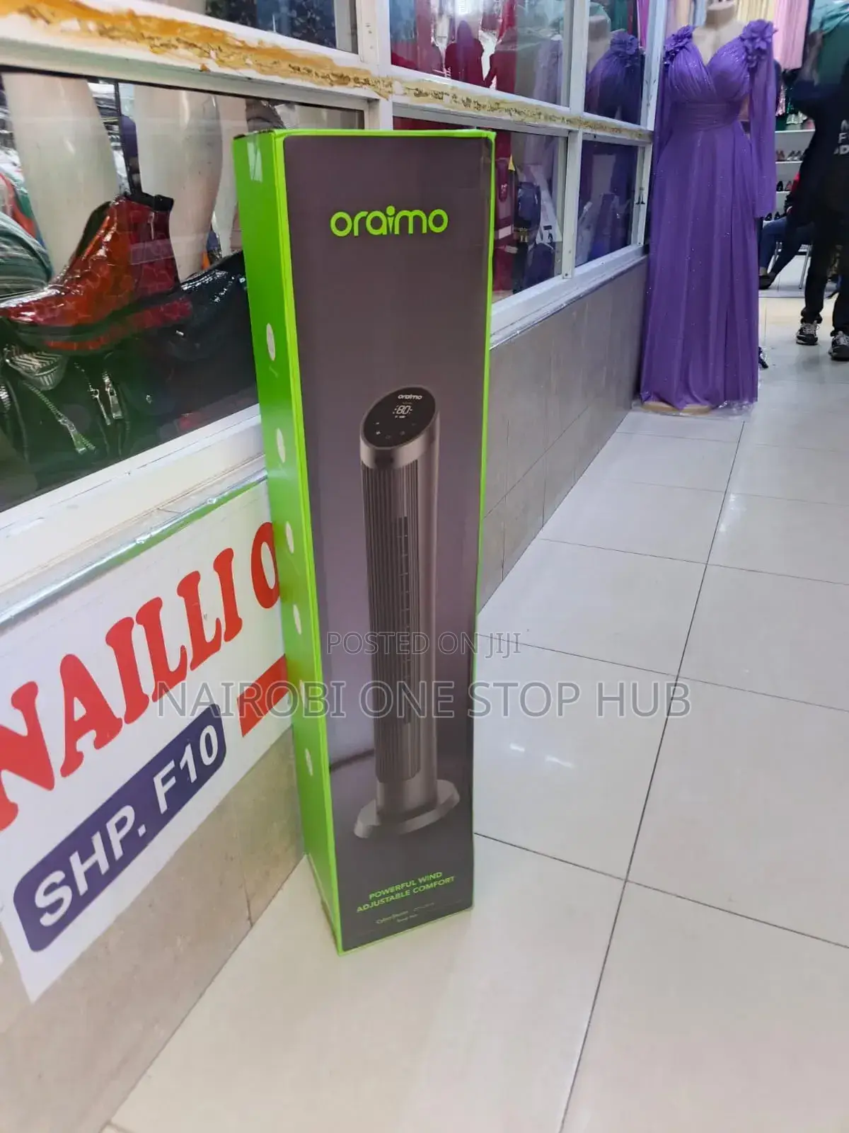 Oraimo Cyberstorm Tower Fan – Powerful Quiet
