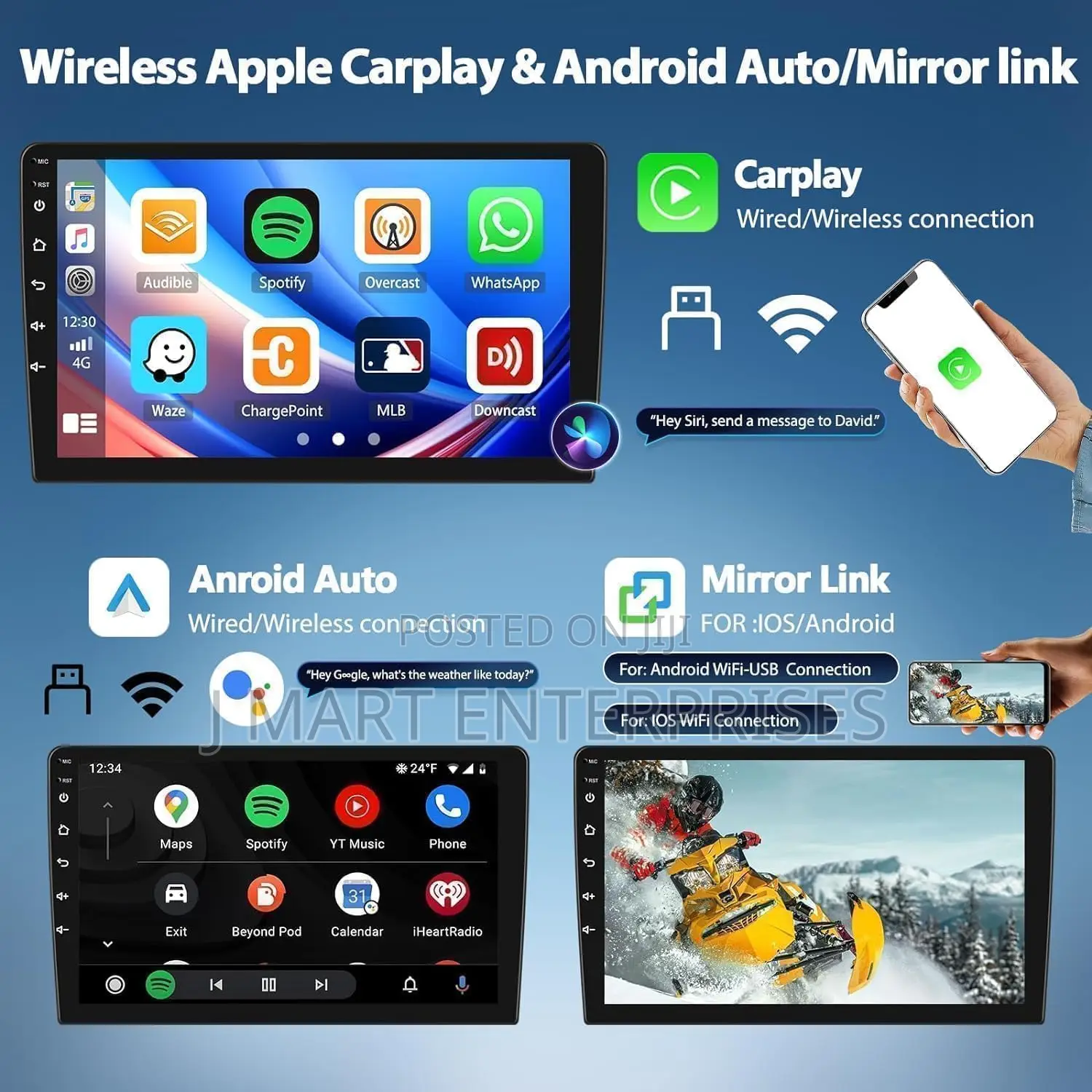 4gb Ram 64gb Rom Car Stereo for Toyota Prado Screen 2017