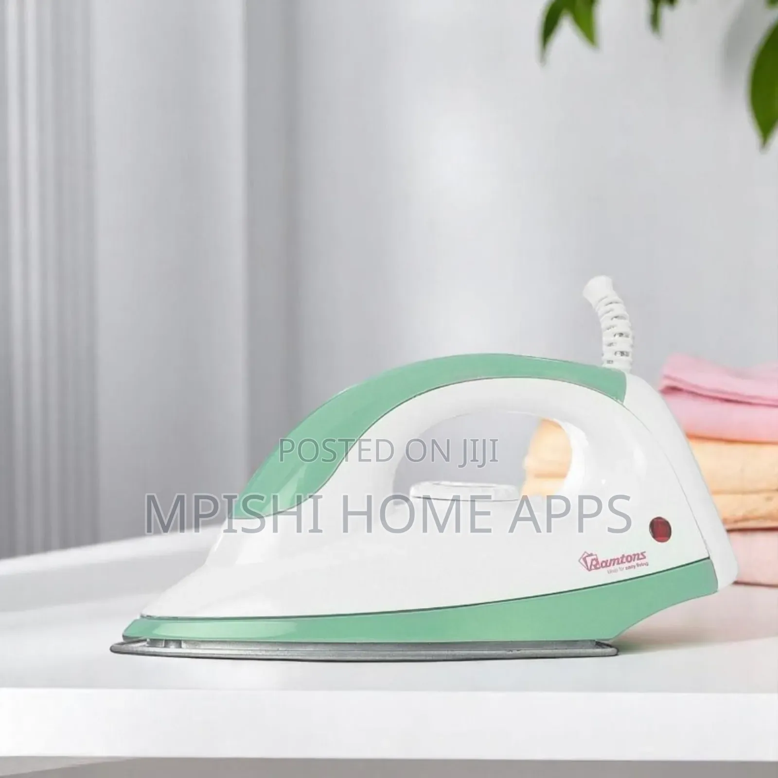 White and Green Dry Iron-Rm/180